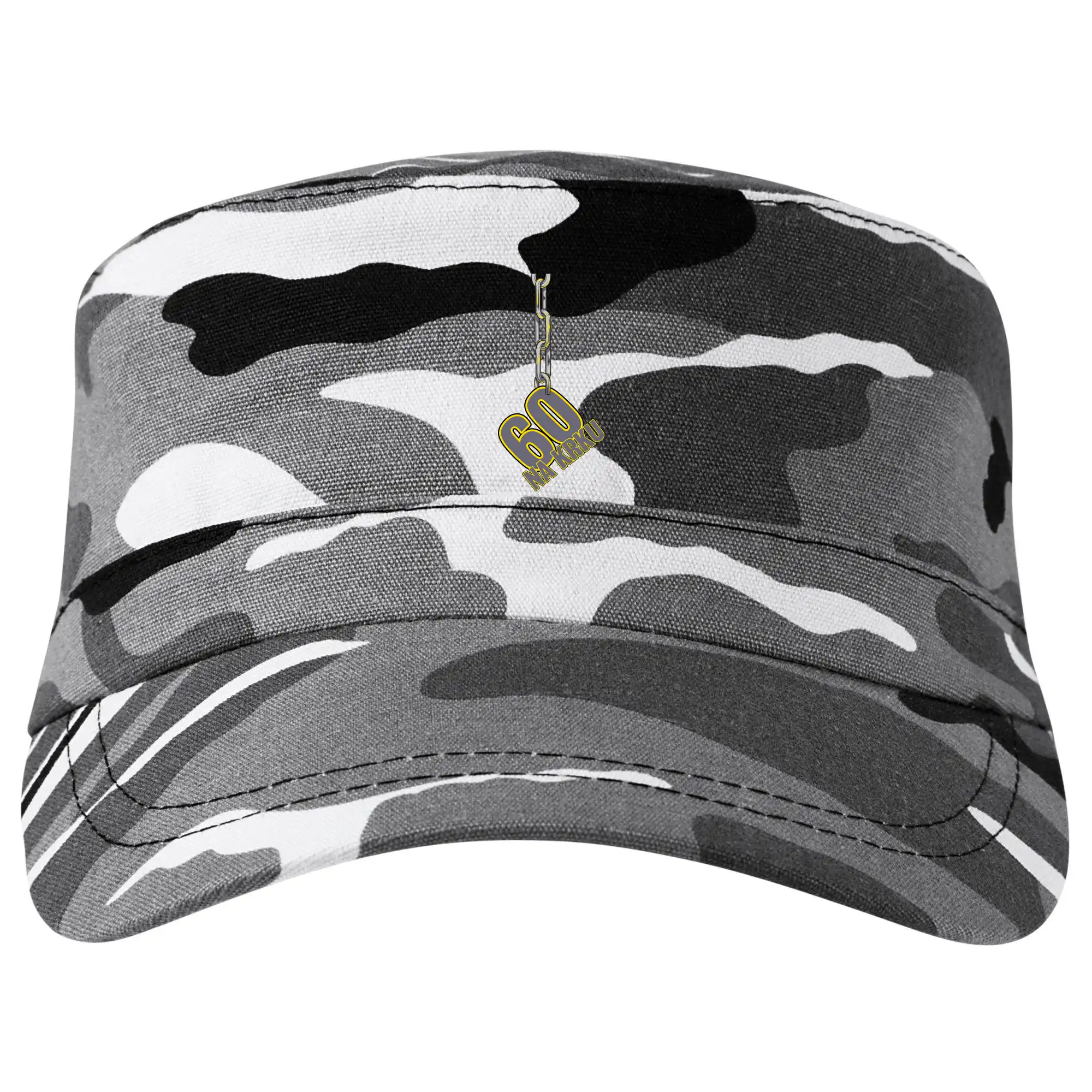 Tričko k 60. narodeninám - 60 rokov na krku reťaz - Šiltovka CAMO