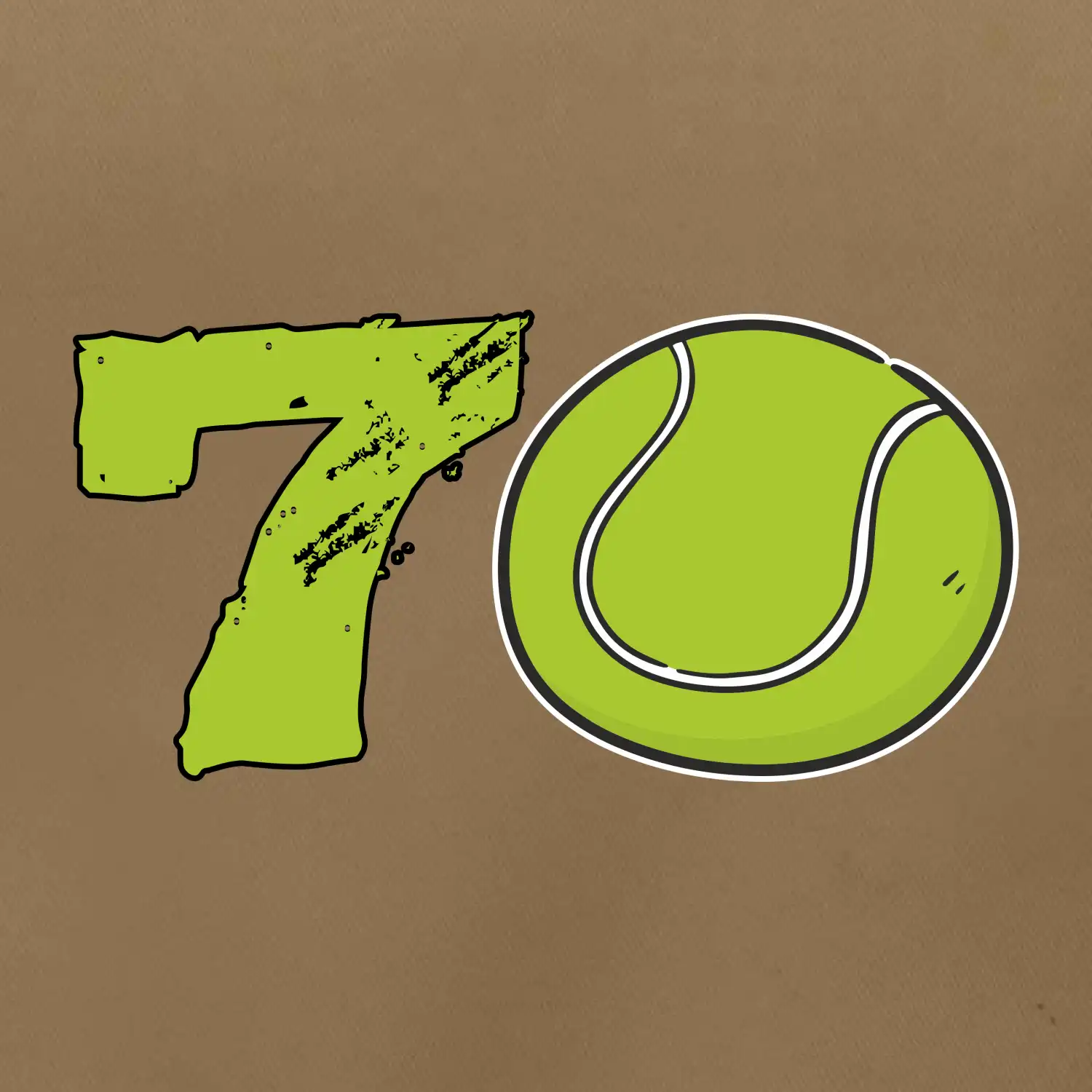 Tenis kulaté narozeniny 70