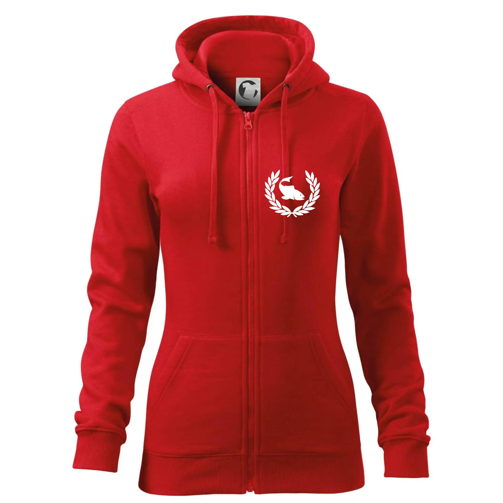 Trička Zrodenie legendy - Zrodenie legendy - pre rybárov - Mikina dámska trendy zipper s kapucňou