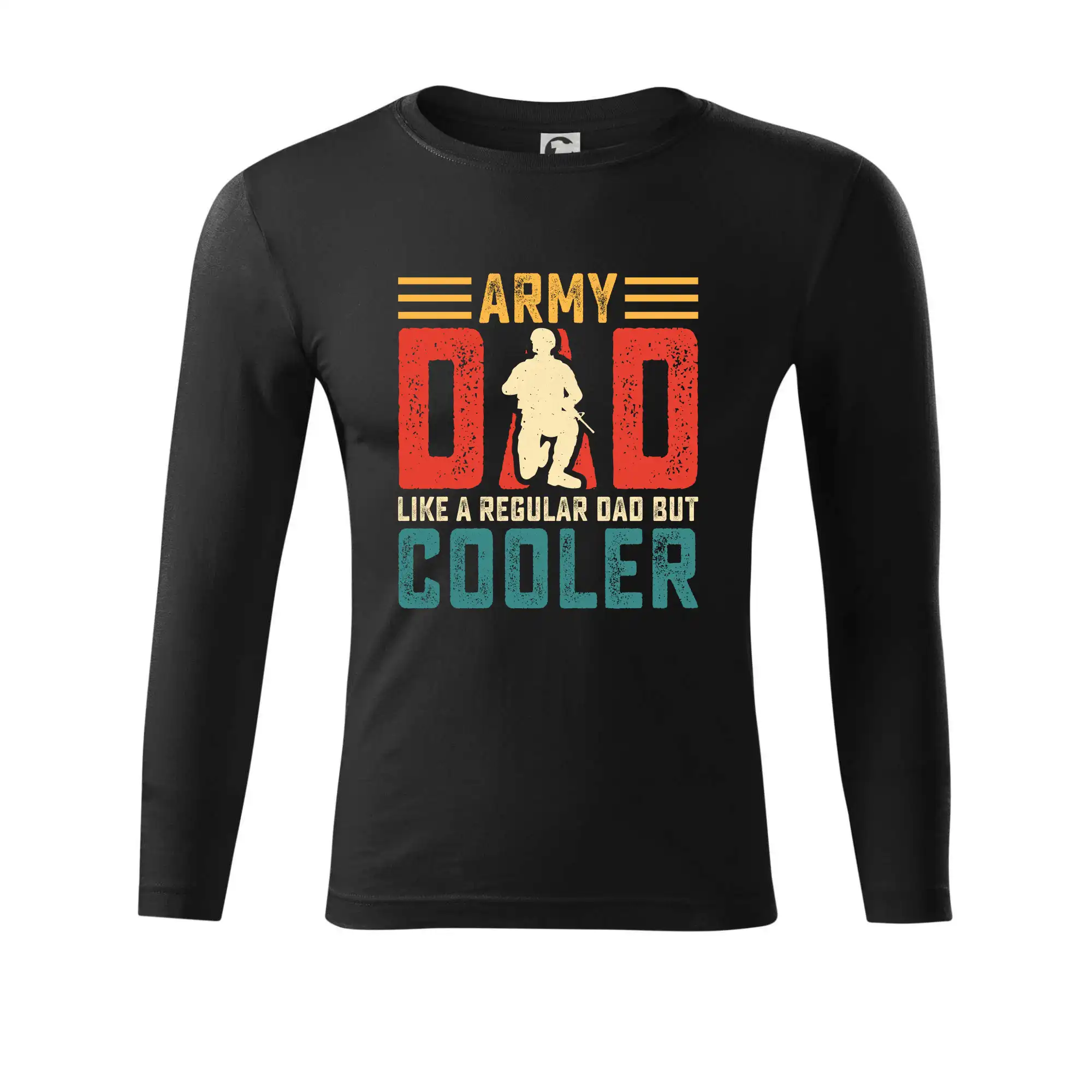 Army dad like a regular dad but cooler - Tričko Progress s dlhým rukávom