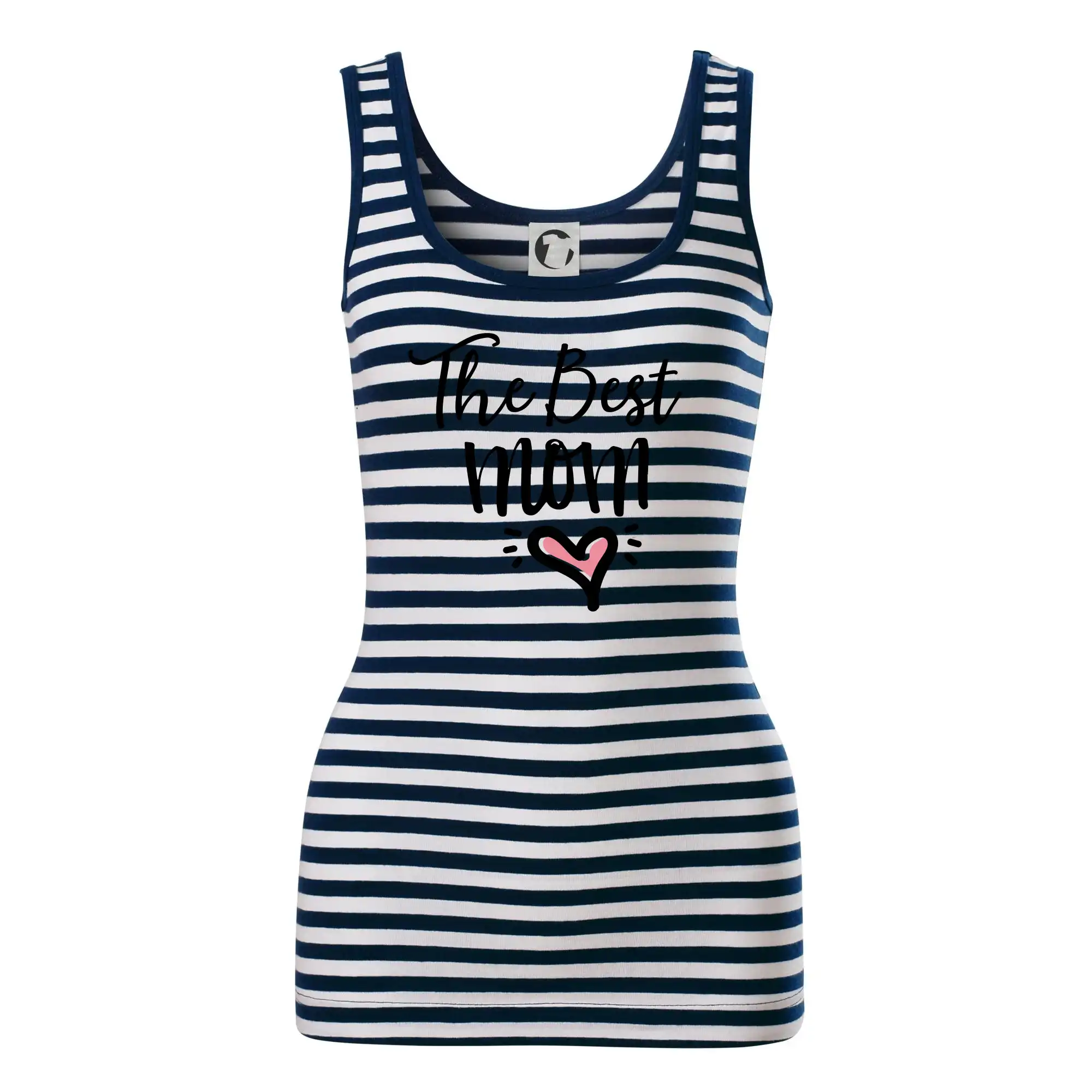 Tričká a mikiny pre mamičky - Best mom pod sebou - Sailor tielko na vodu