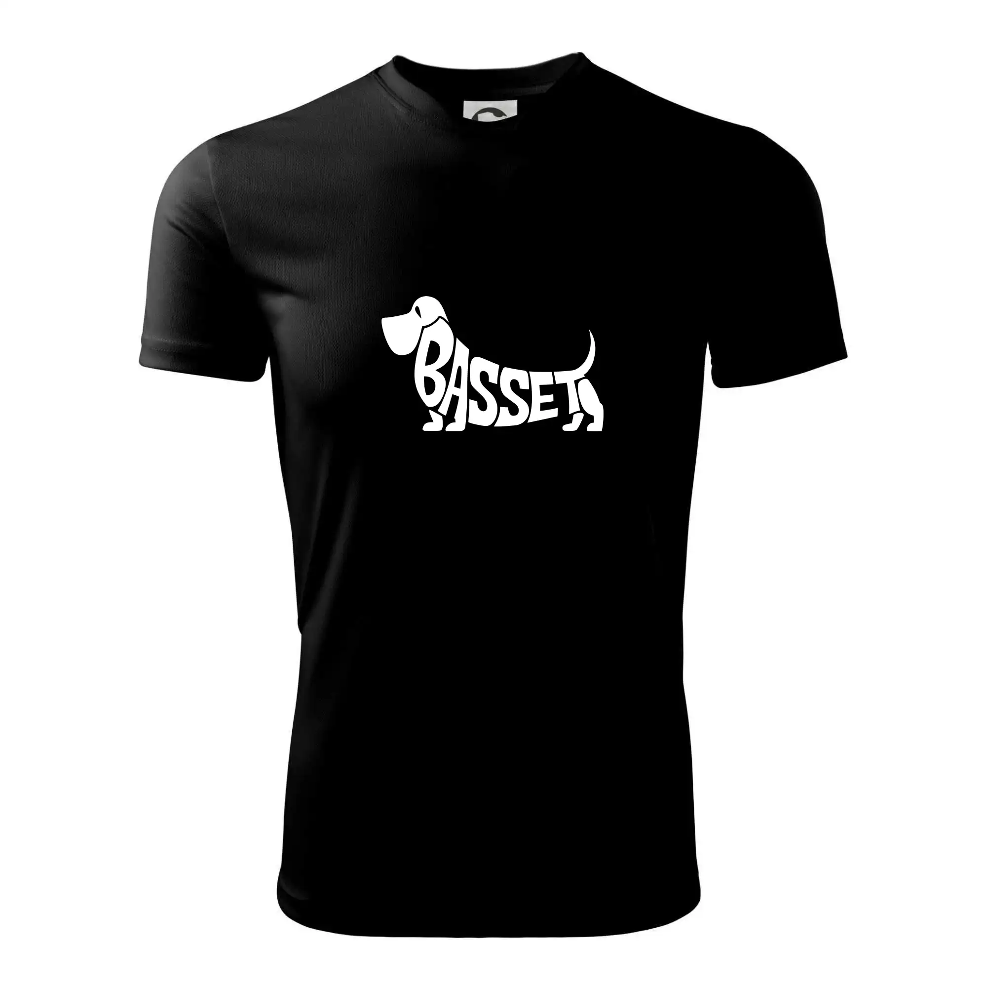 Ostatné psie plemená - Basset nápis v tele - Pánske tričko Fantasy športové
