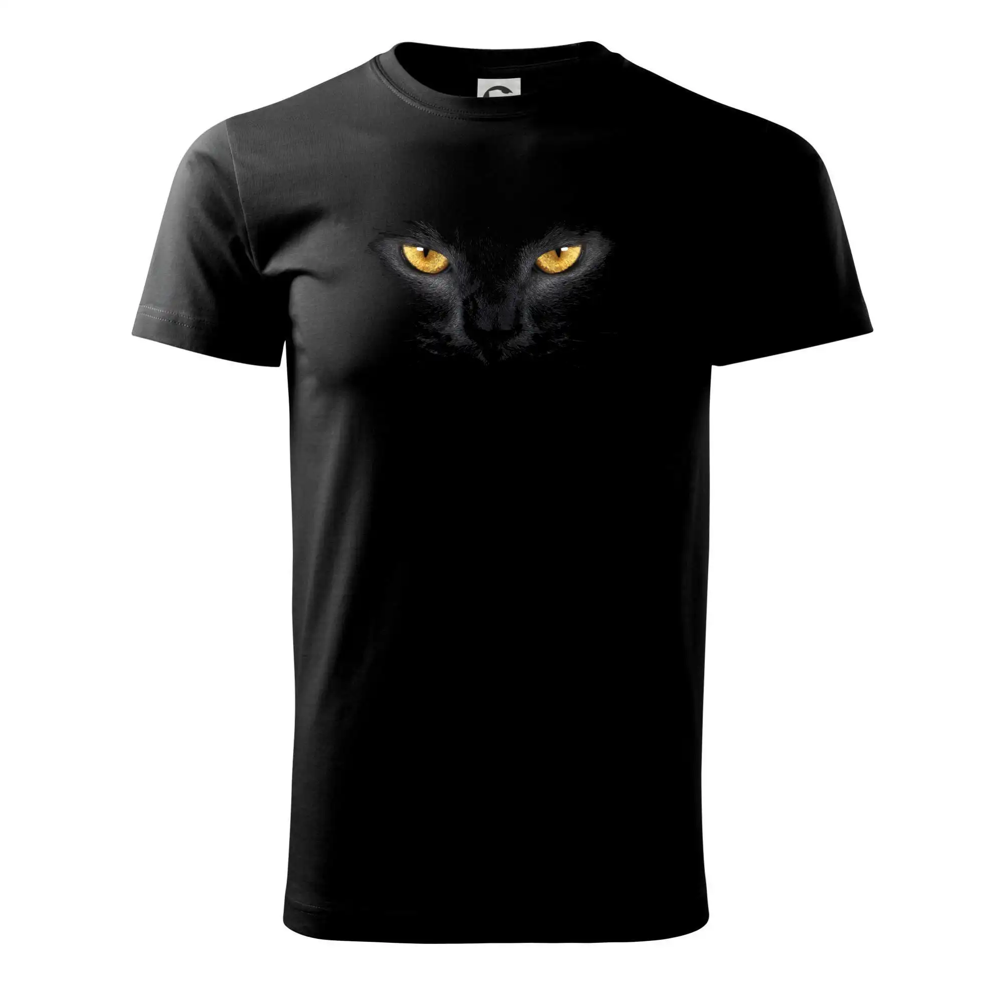 Vtipná tričká s mačkou - Mačacie oči - Tričko extra veľké  (5-8XL)