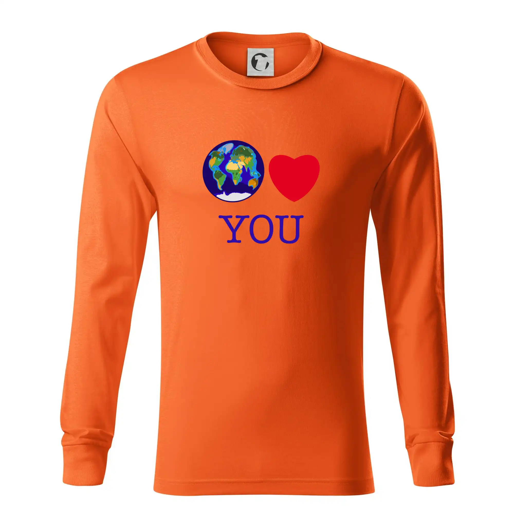 Vesmirne tričká - Svet Ťa miluje world loves you - Tričko s dlhým rukávom LS R05