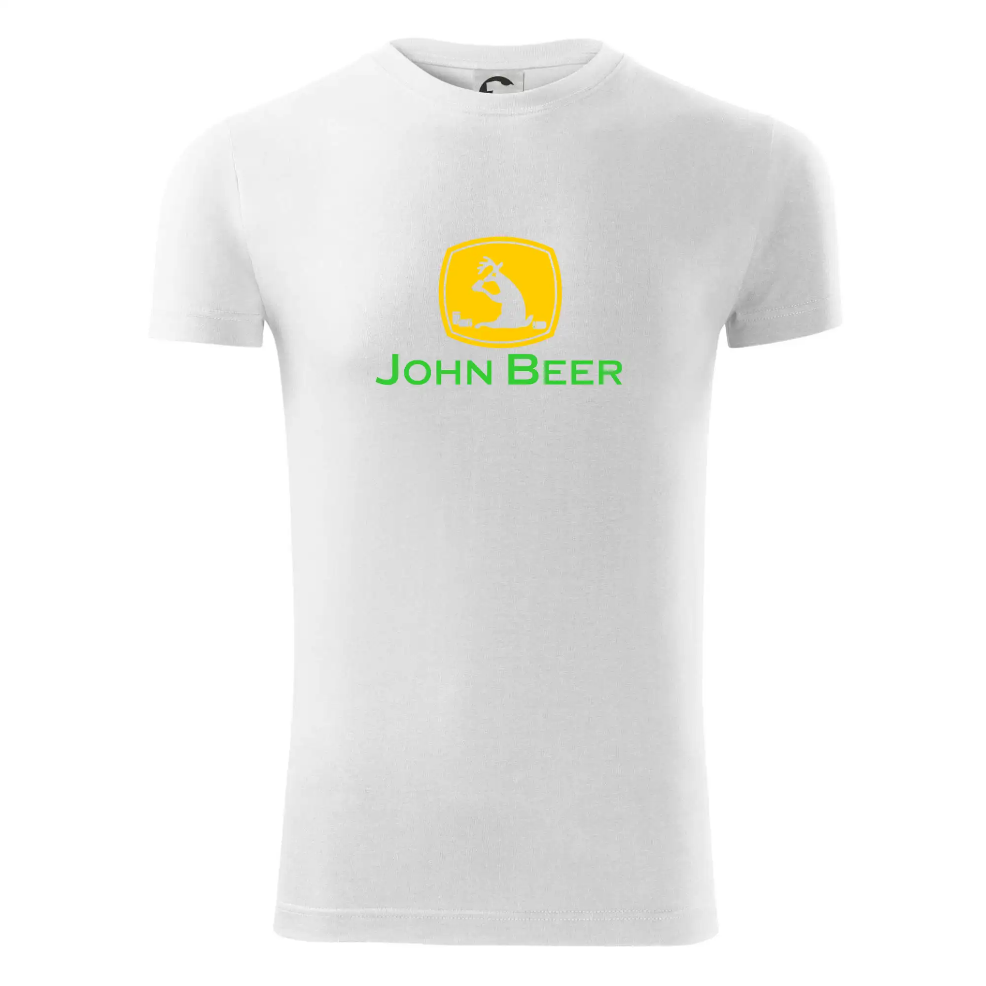 John Beer jelen s pivem