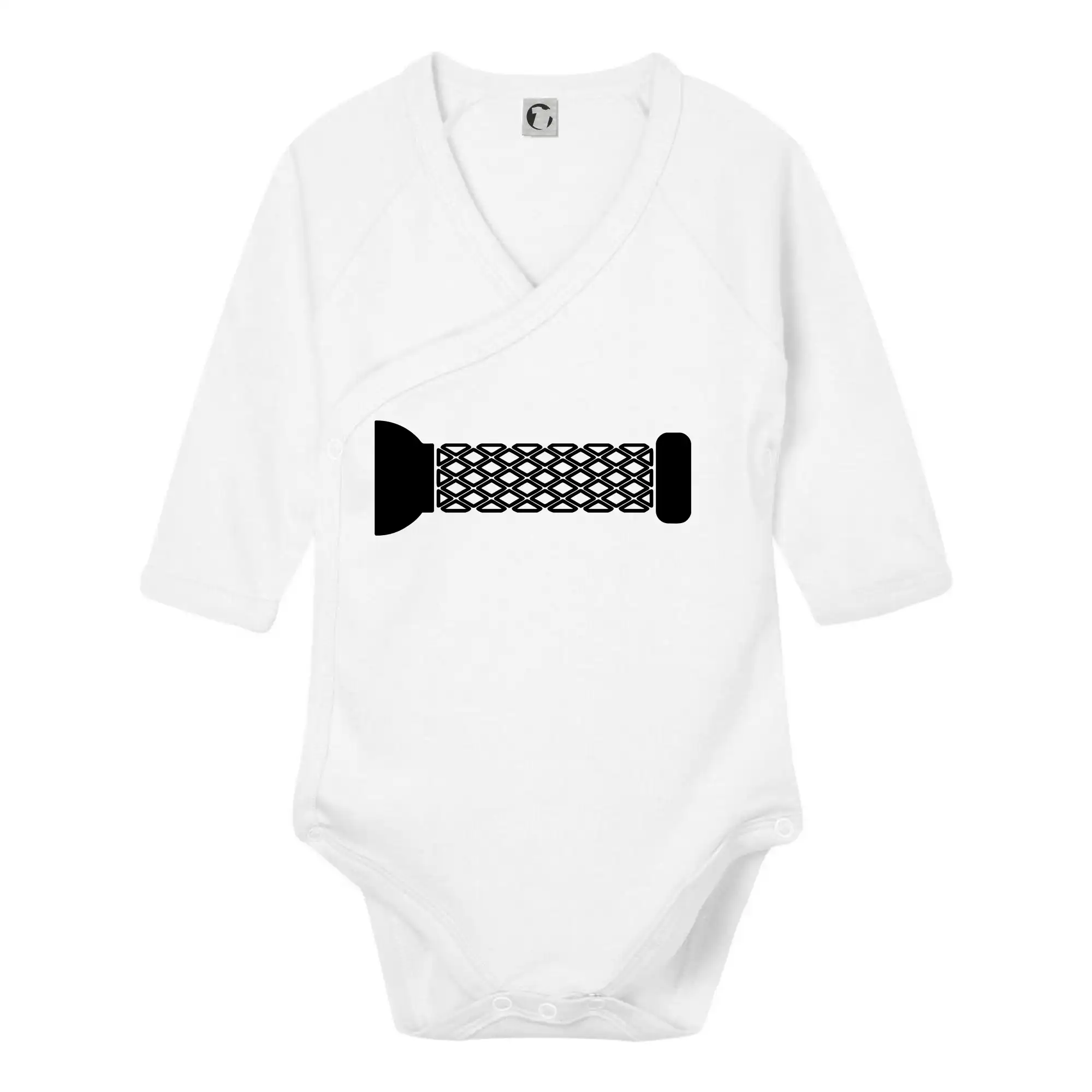 Tričko ako darček pre cyklistu - Cyclo grip - Body zavinovacie s dlhým rukávom