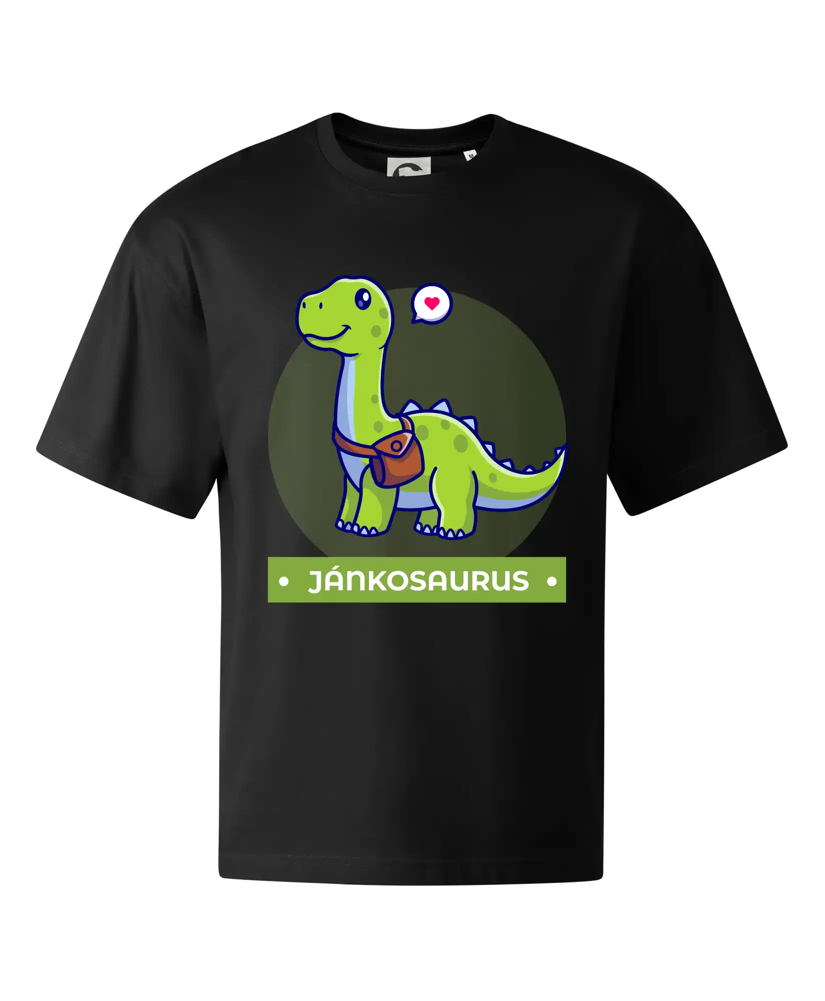 Detské tričká, mikiny a body s originálnymi potlačami | Veselé motívy pre chlapcov aj dievčatá - Dinosaurie mená - zelený dinosaurus - Stage unisex - OVERSIZE