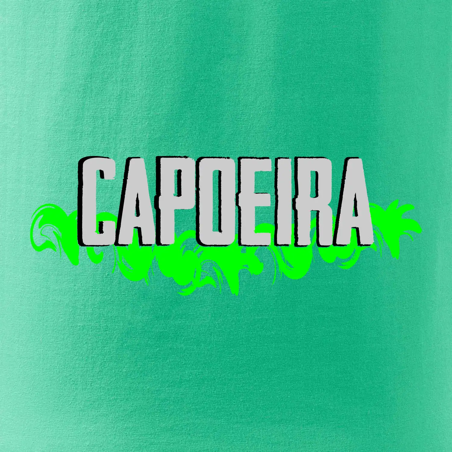 Capoeira nápis - zelený