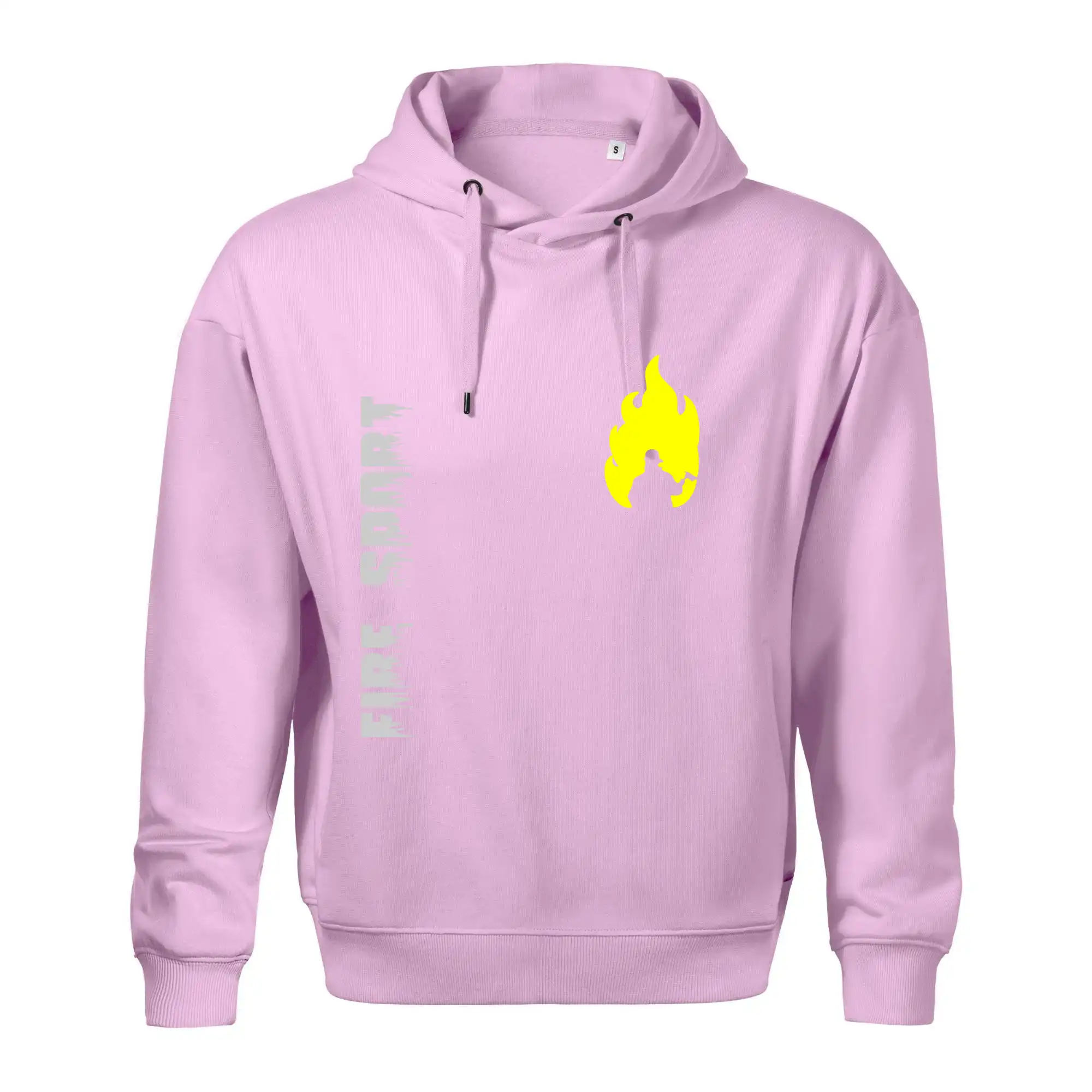 Originálne tričká pre hasičov - Hasiči - Váš názov - FLUO + Reflexná potlač - Oversized mikina pánska Moon - kratšia + širšia