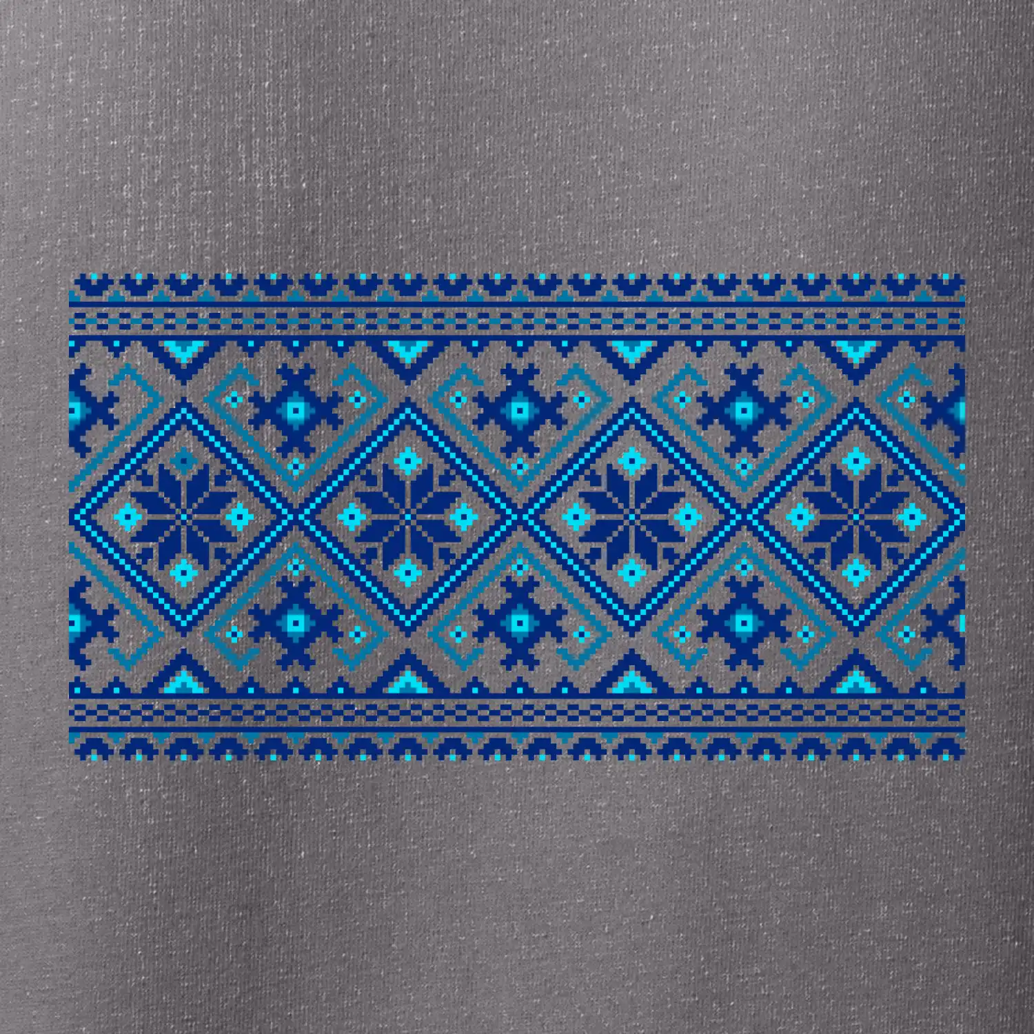 Ukrajinský vzor - modrý