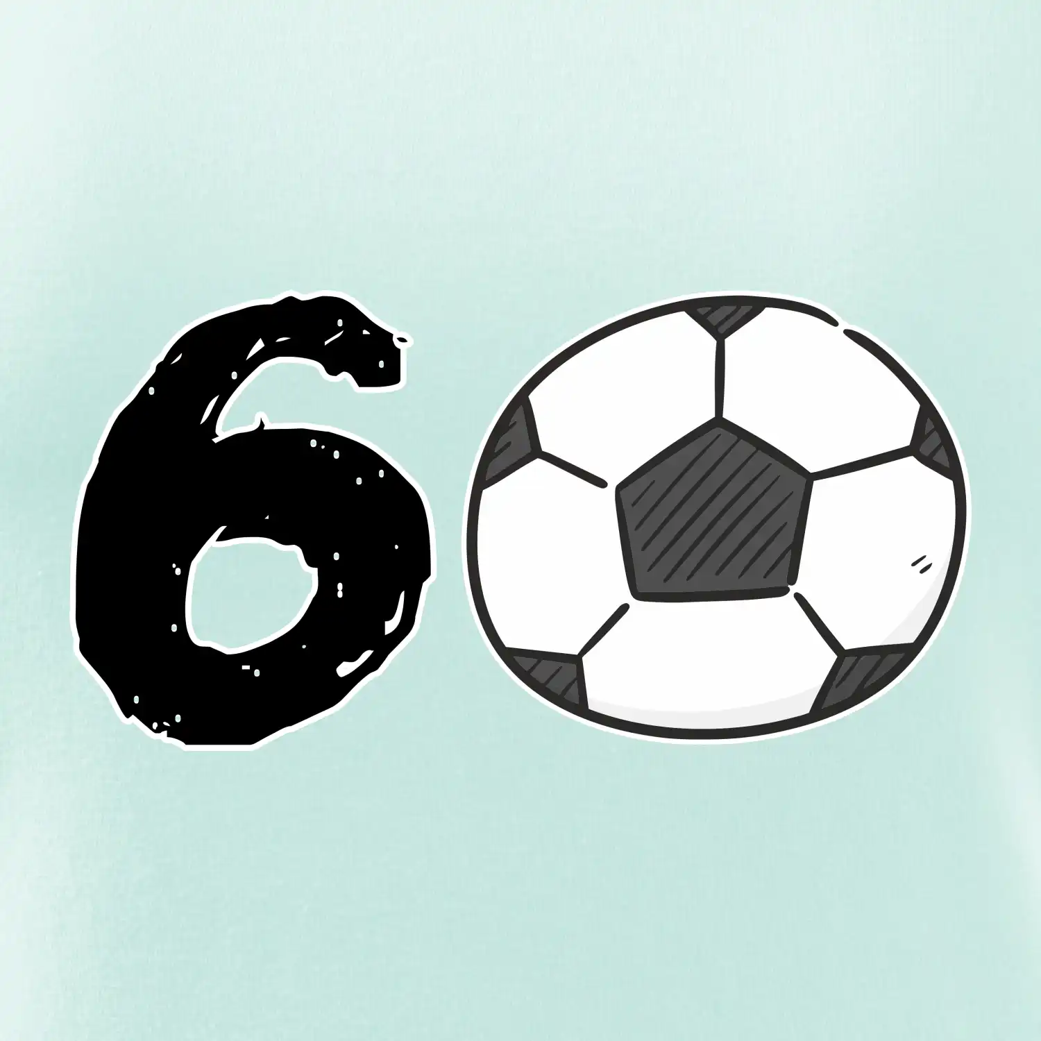 Fotbal kulaté narozeniny 60