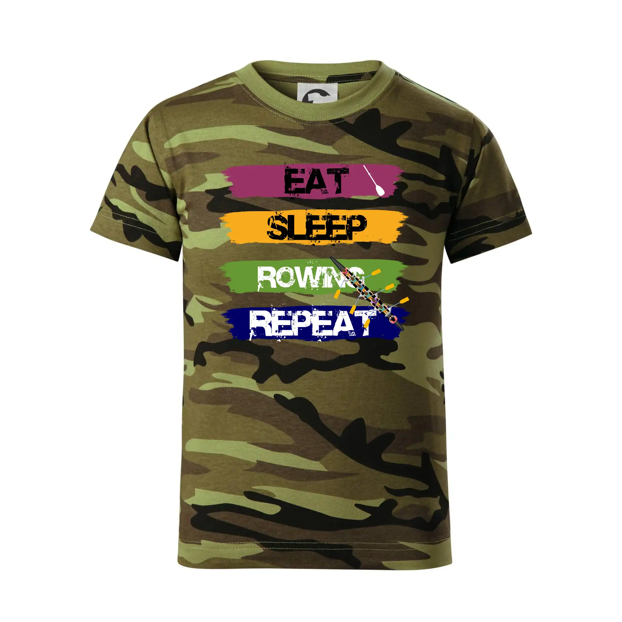 Eat sleep rowing repeat barevné