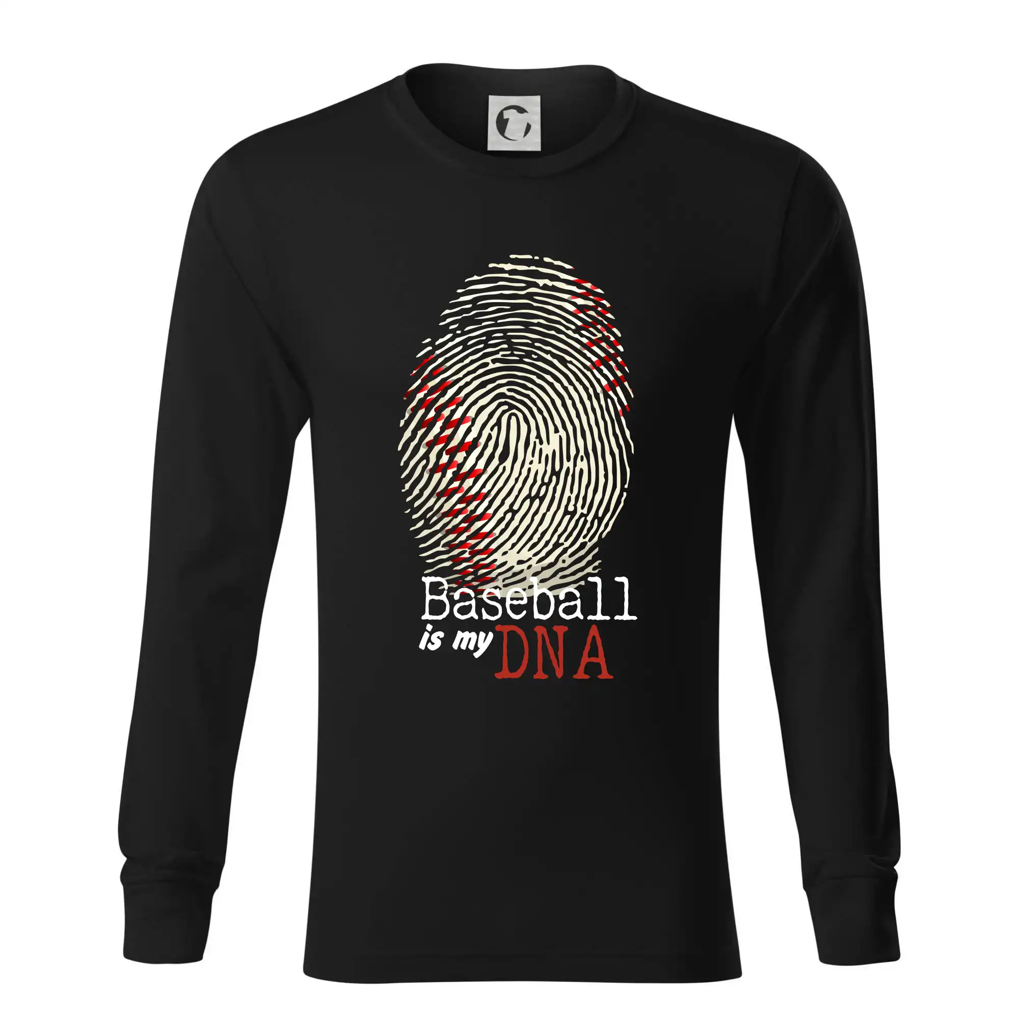 Tričká baseball - Baseball is my DNA - Tričko s dlhým rukávom LS R05