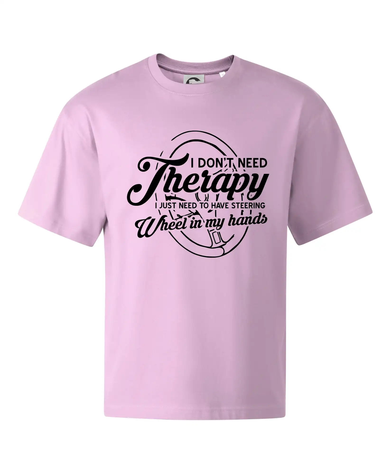 Kulatý nápis - I don't need therapy wheel in my hands