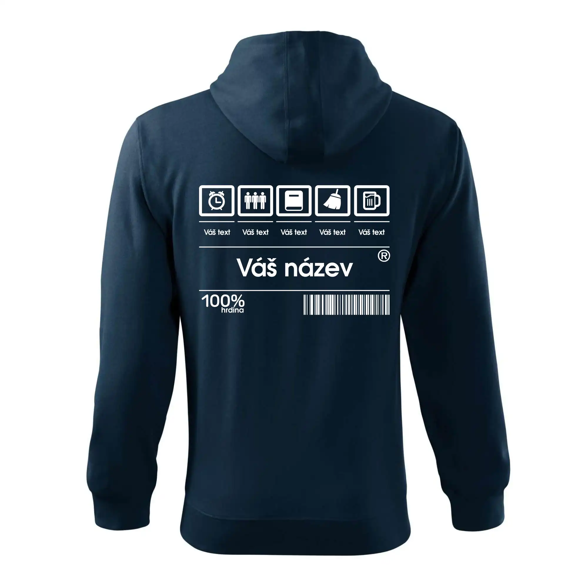 Čárový kód - Vlastní text