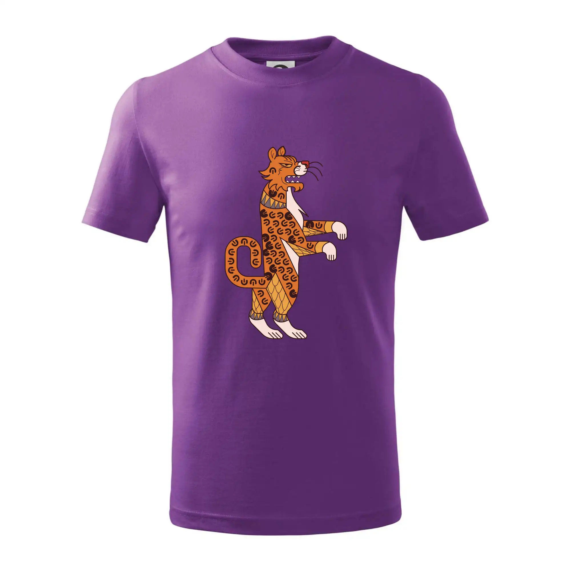 Mayovia / Aztékovia na tričku - Mayovia - zvieratá tiger - Tričko detské bavlnené