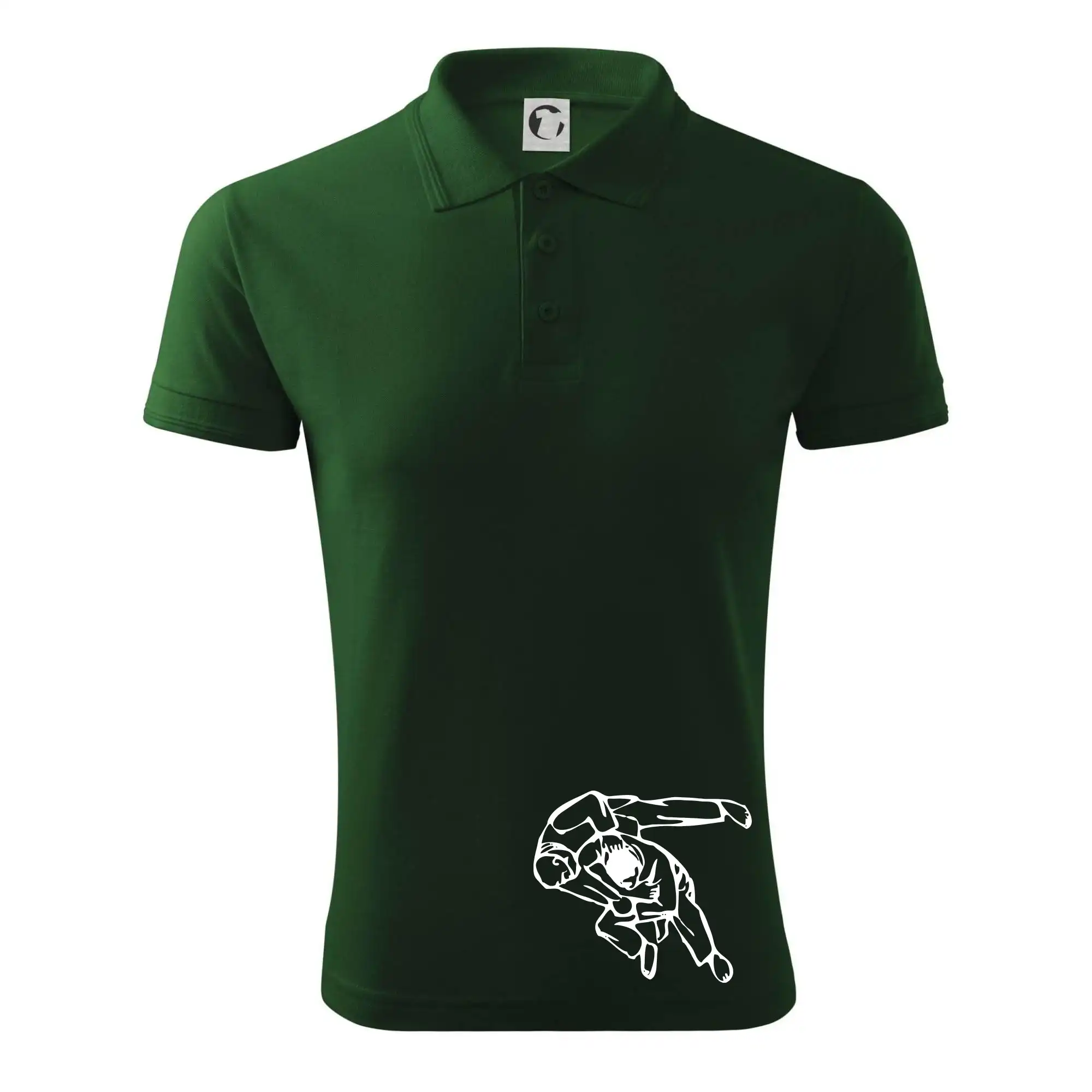 Judo nápis + postavy