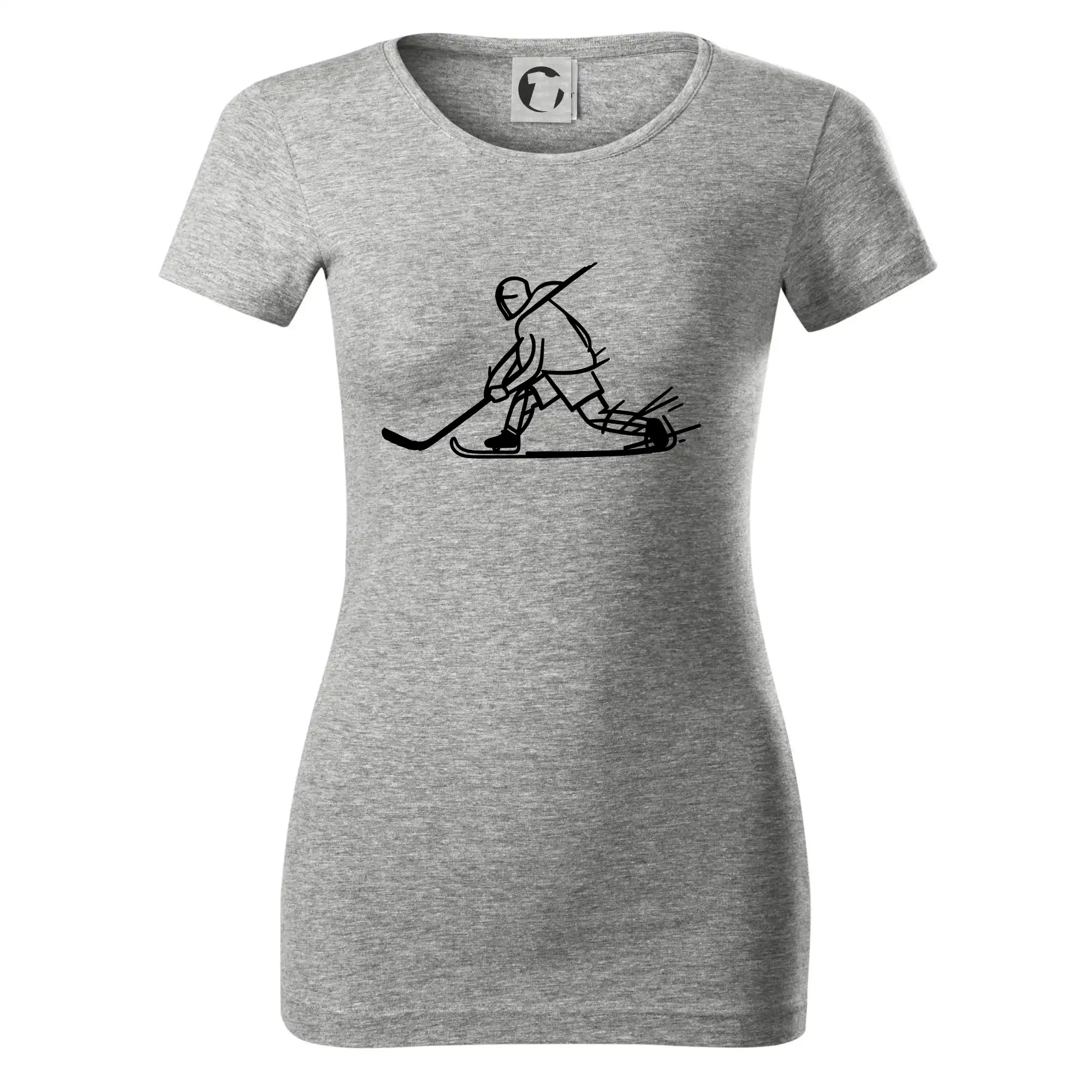 Kreslený hokejista tučnou fixou