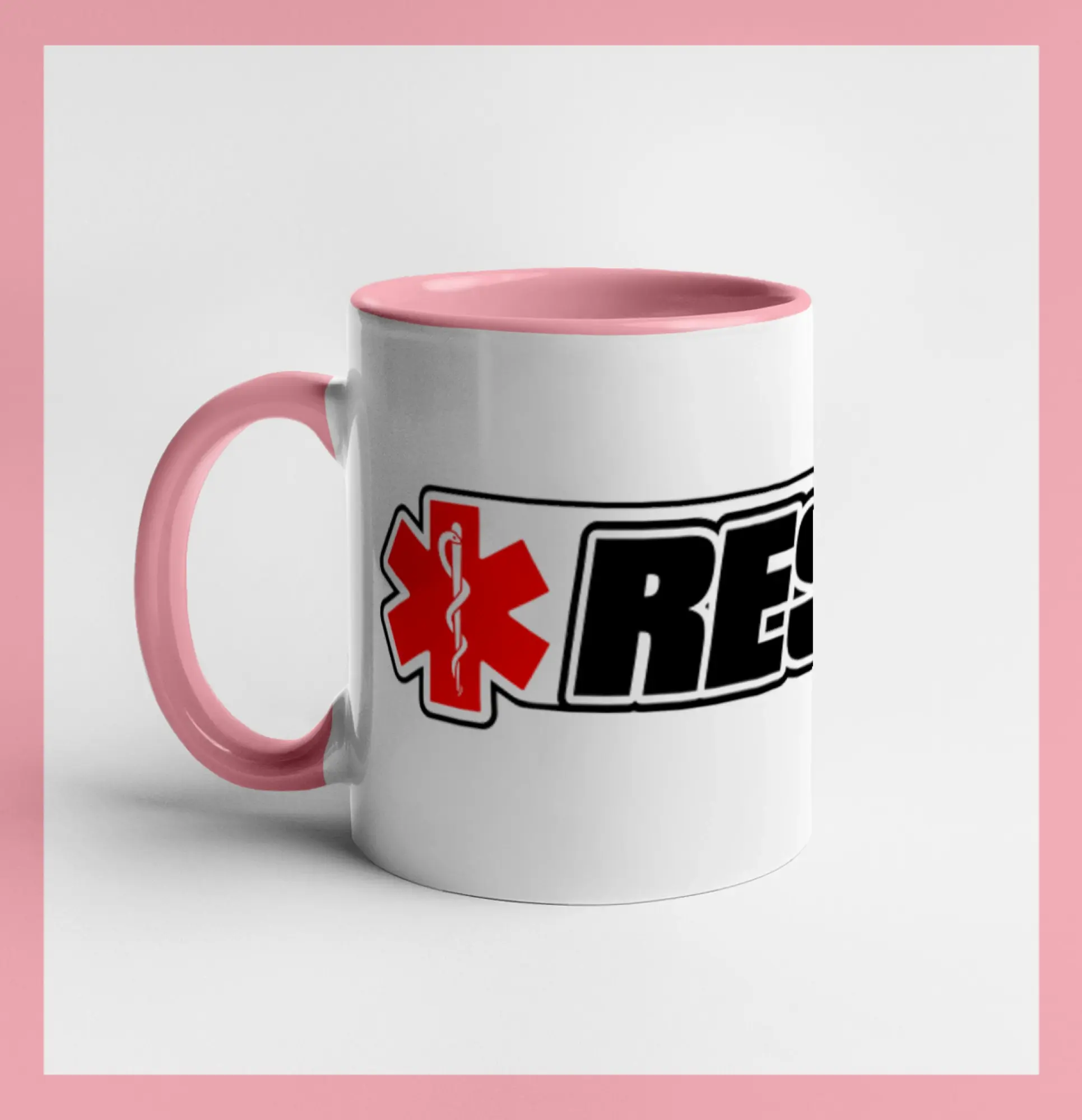 Záchranár rescue kríž červený