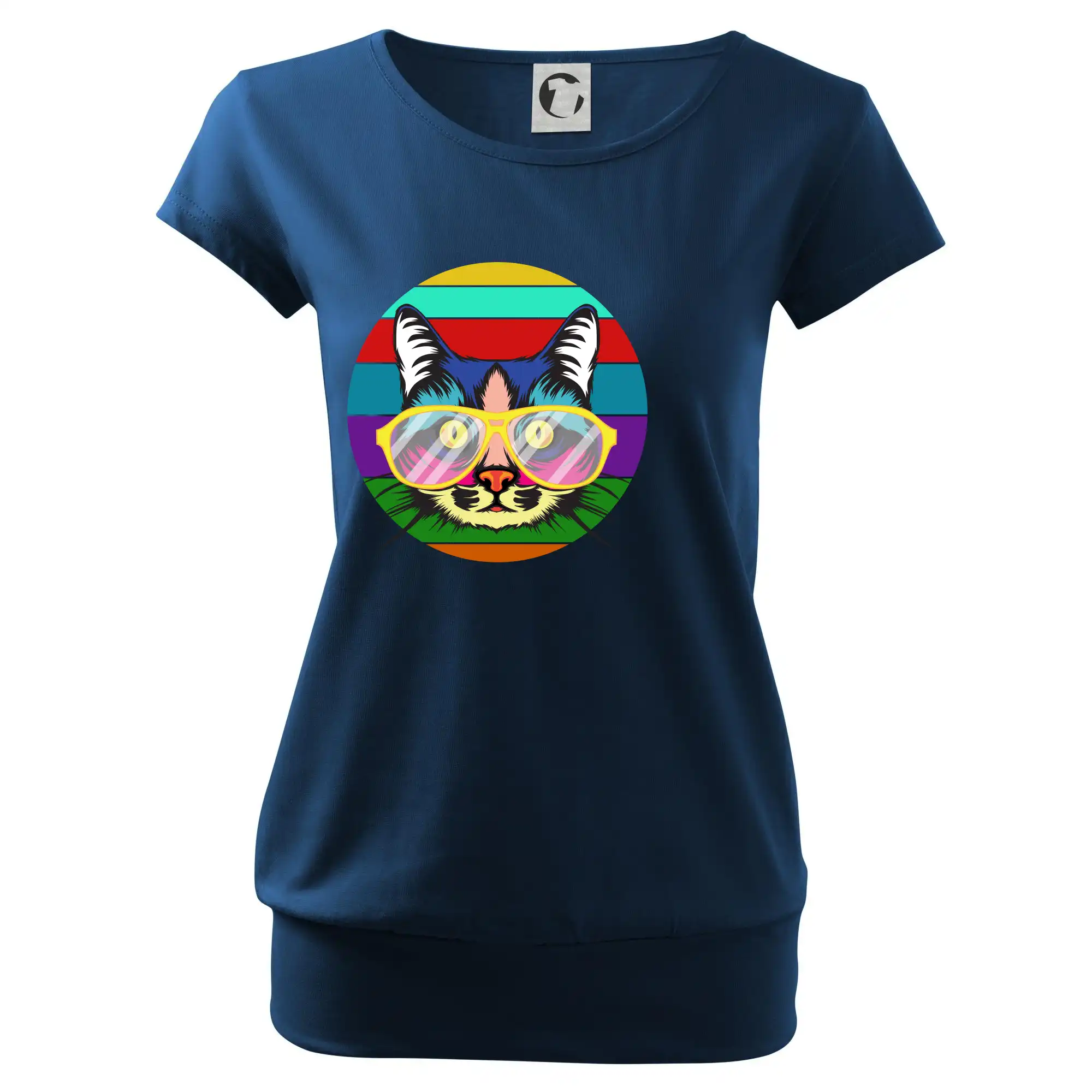 Kočka při barevném západu