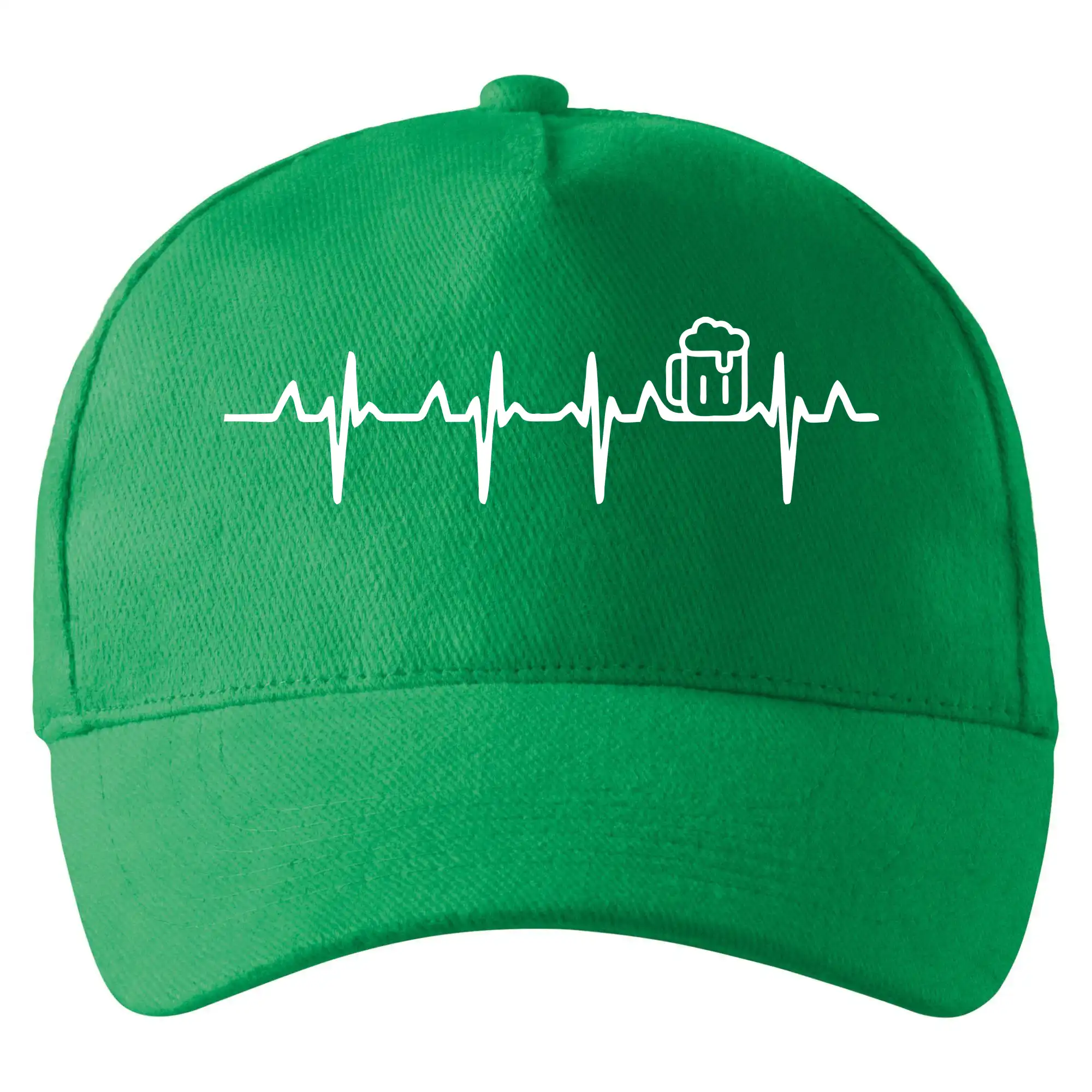 Vtipná tričká pre pivárov - EKG pivo - Šiltovka so zahnutým šiltom a mosaznou sponou