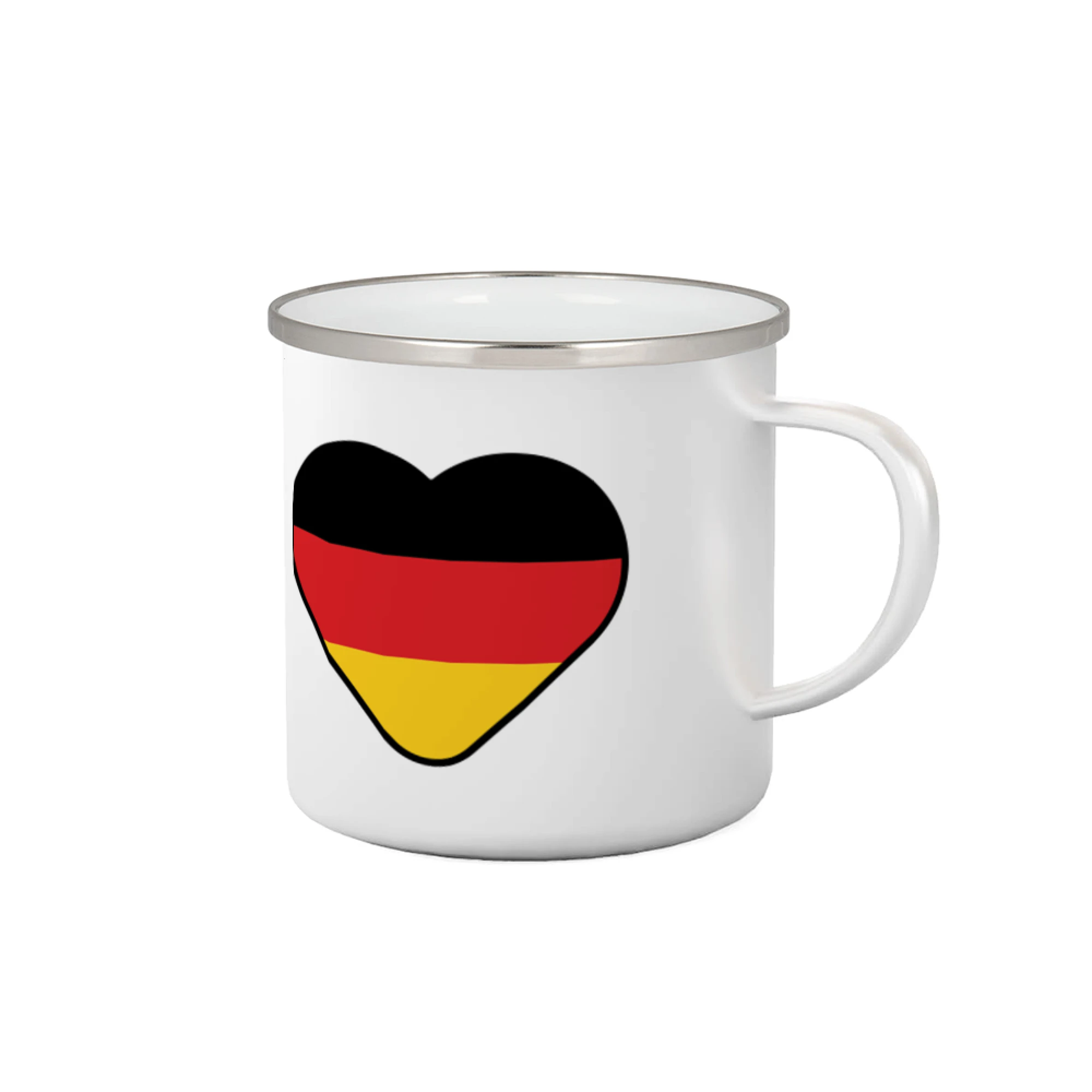 Tričká Nemecko - Germany love prso - Nemecká vlajka - Plecháčik
