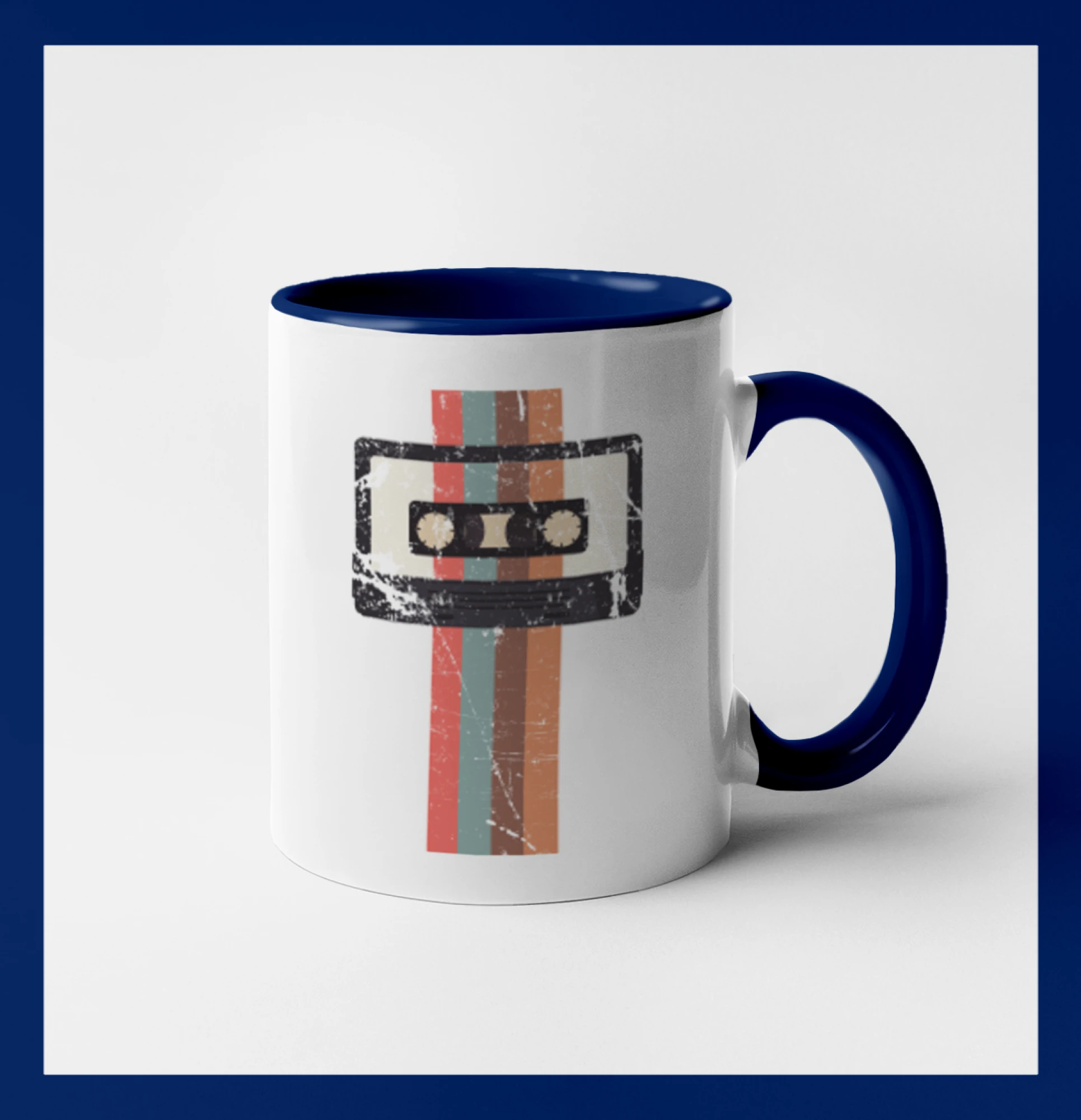 Retro kazeta - pruhy Retro kazeta - pruhy