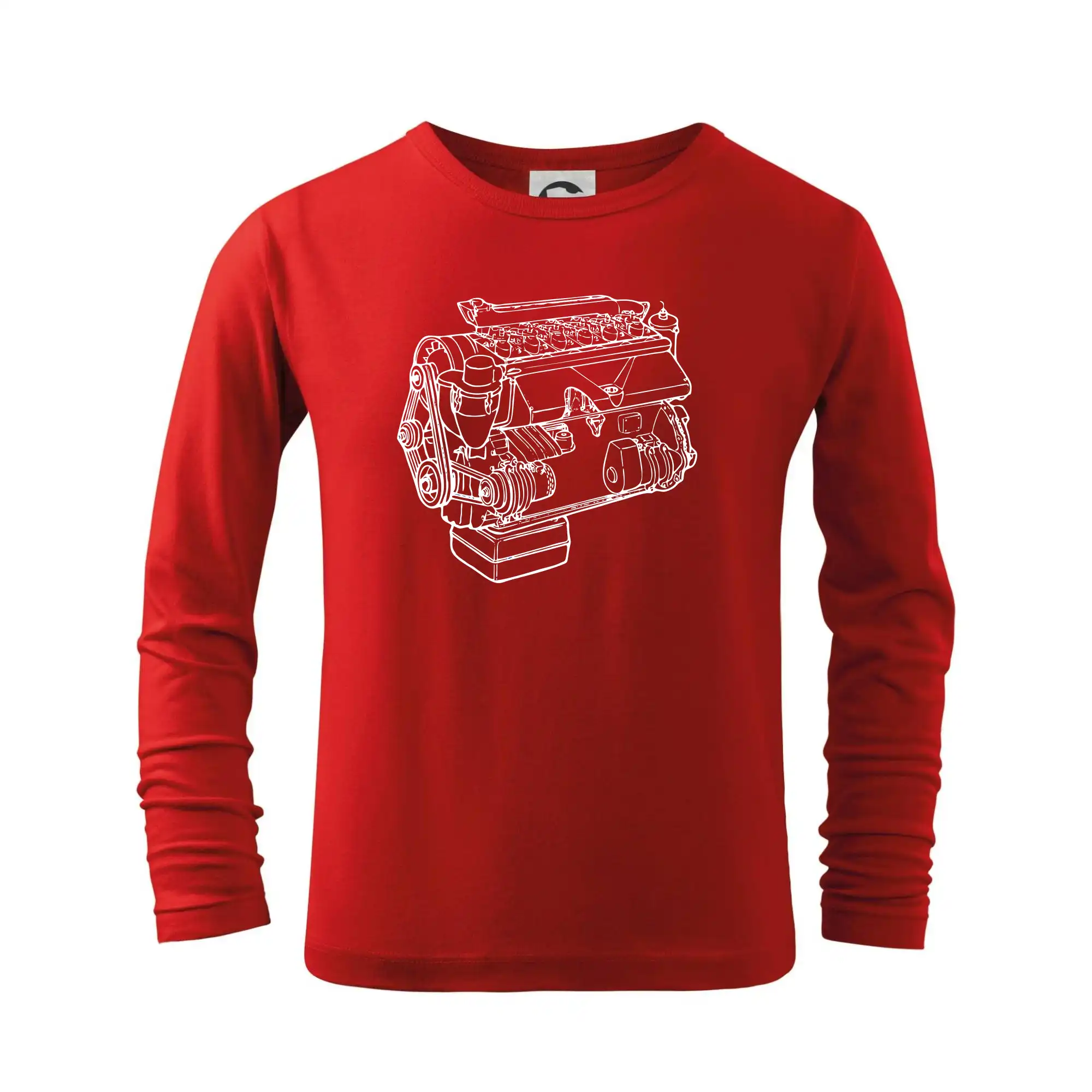 Tričká s kamionmi a nákladiakmi - Motor T912 V3S - Tričko detské Long Sleeve