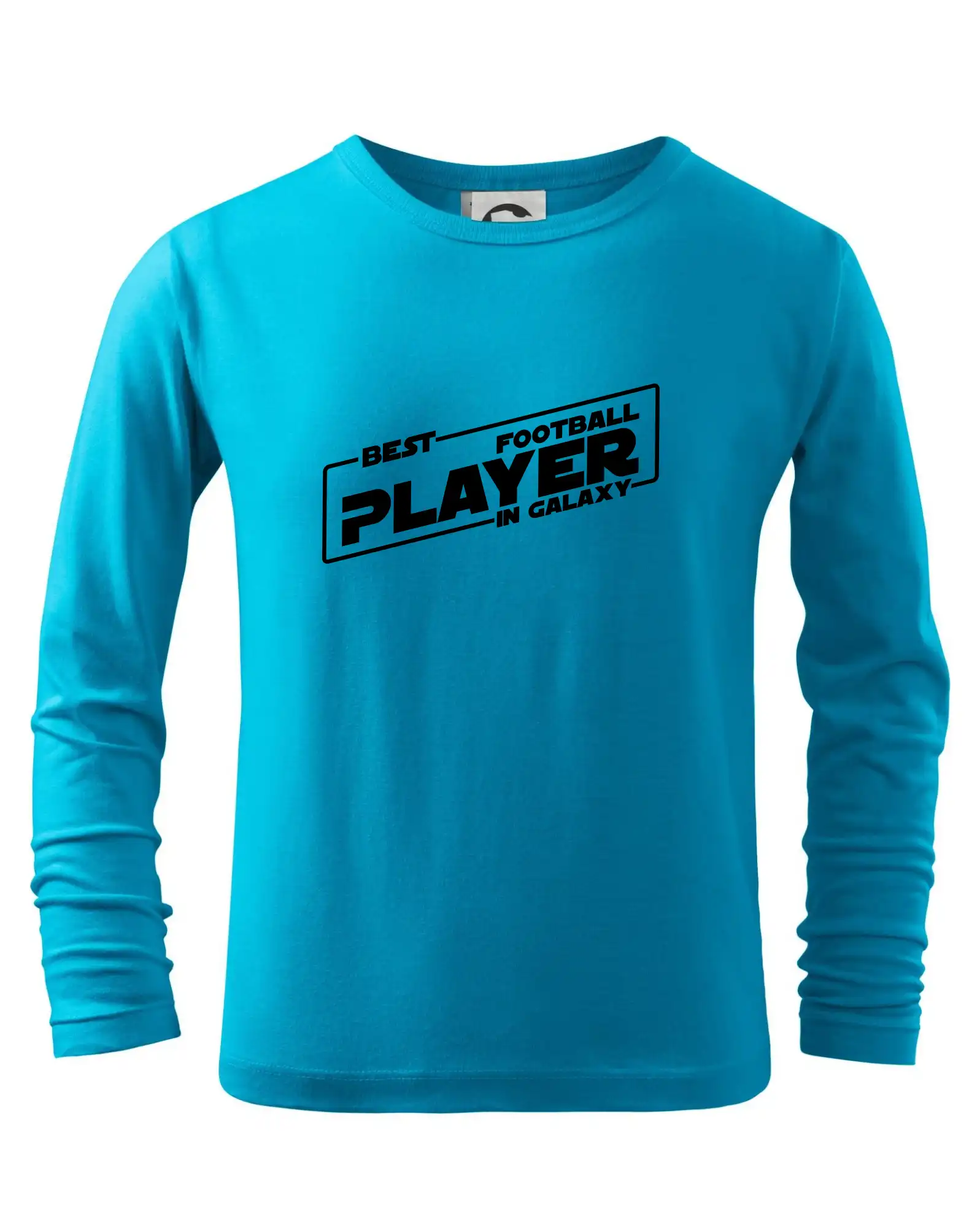 Tričká pre futbalistov - Best football player in galaxy - Tričko detské Long Sleeve