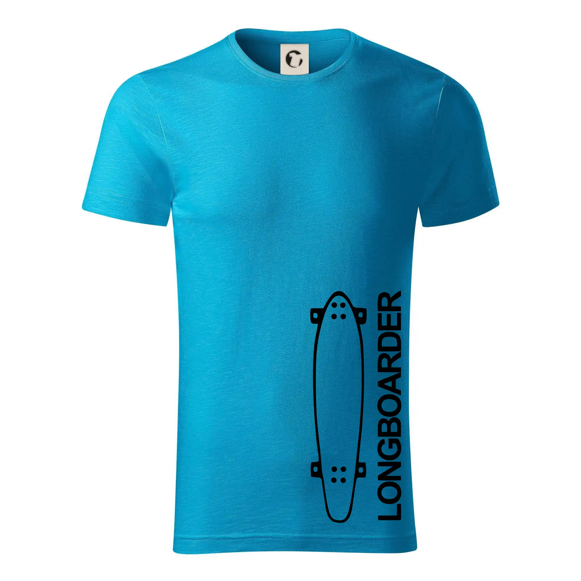 Longboard a Skatebord - Longboard na výšku - Tričko z organickej bavlny