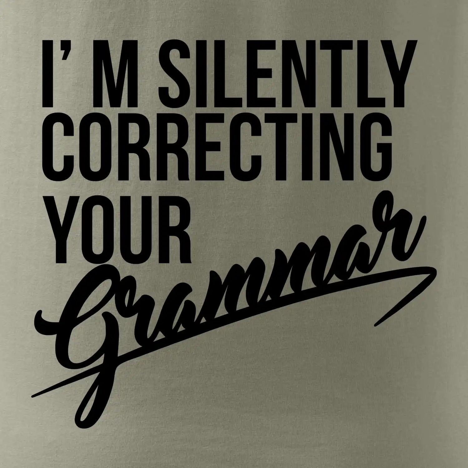 Correcting grammar