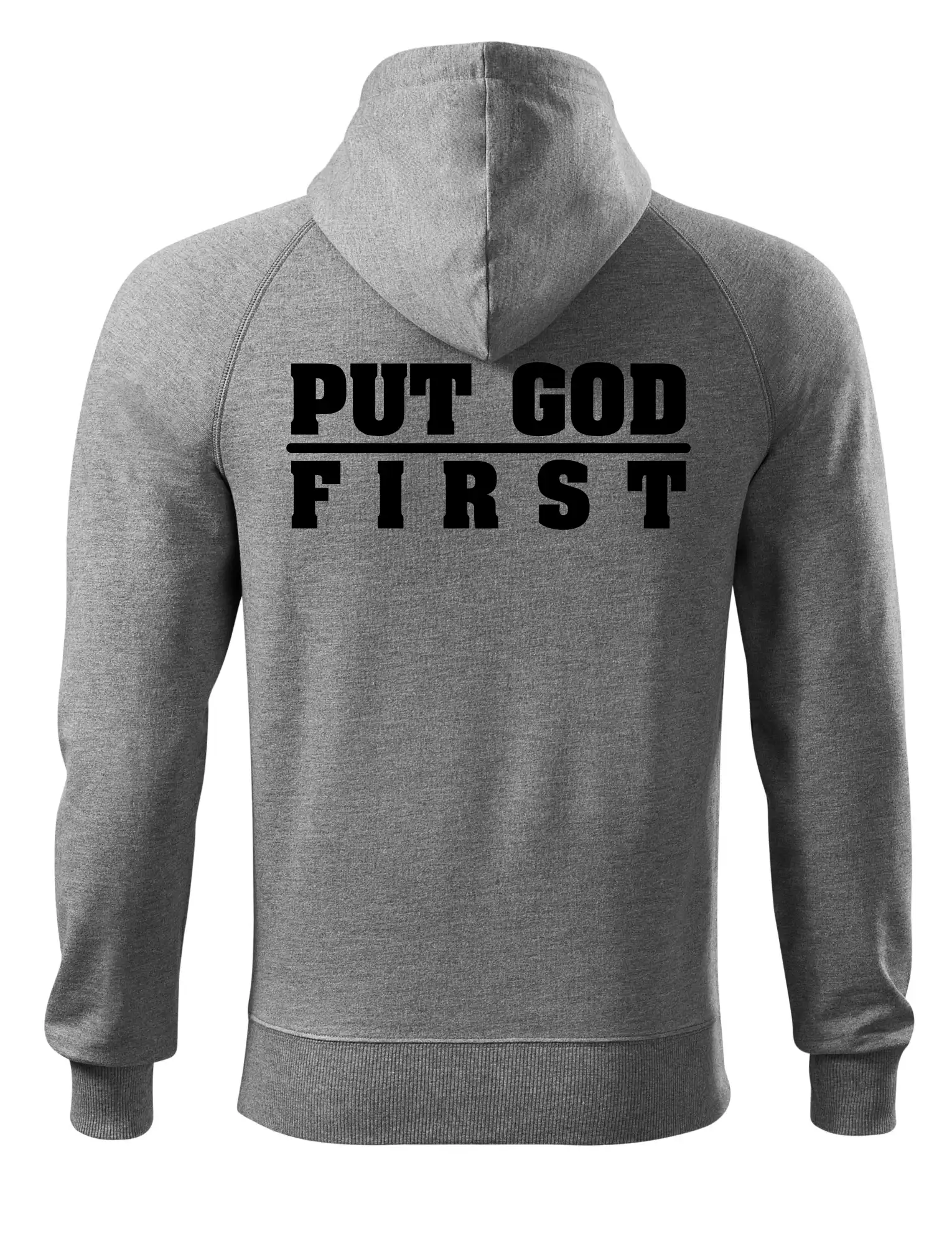 Put God first hrubý nápis