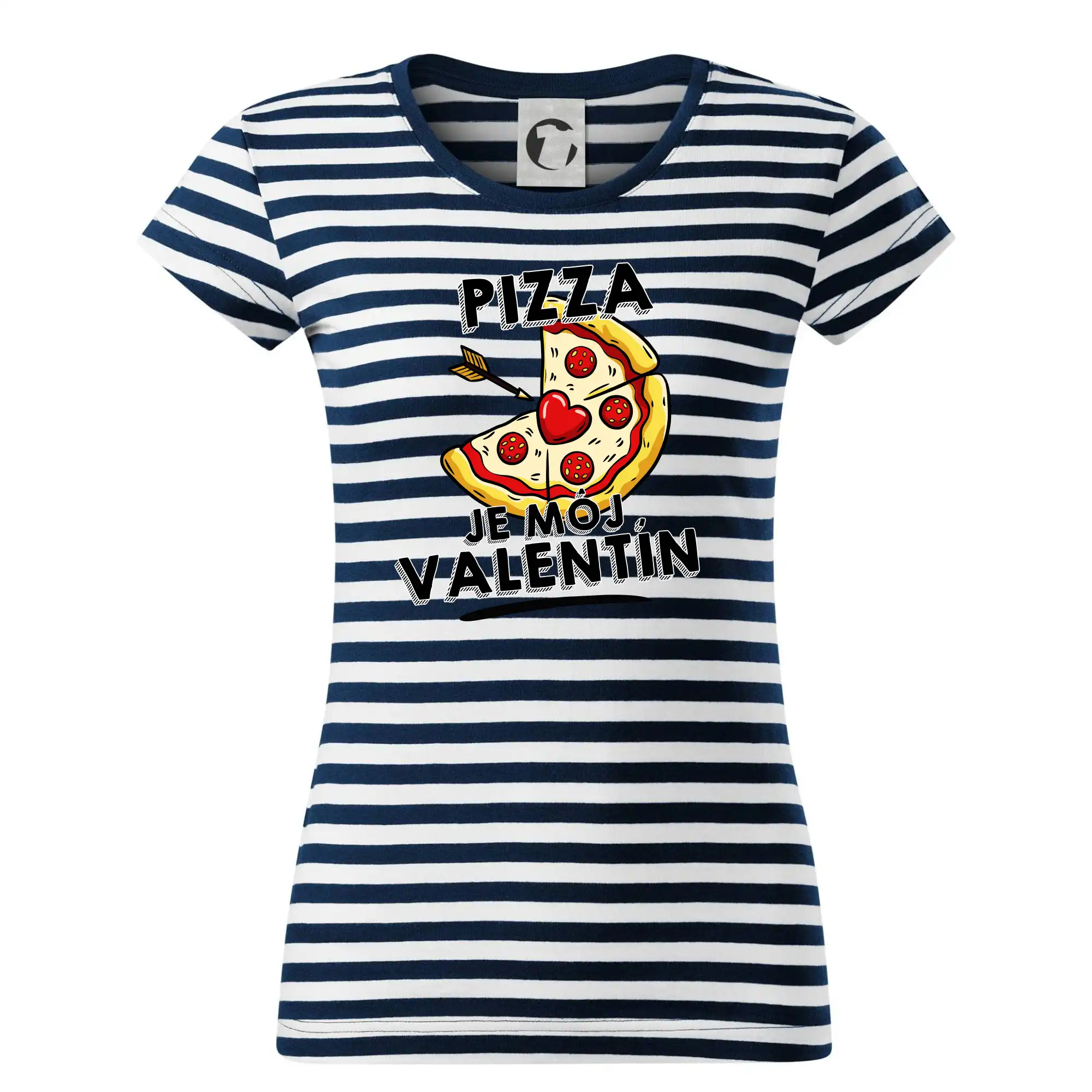 Tričká pre zamilovaných - Pizza je môj Valentín - Tričko na vodu