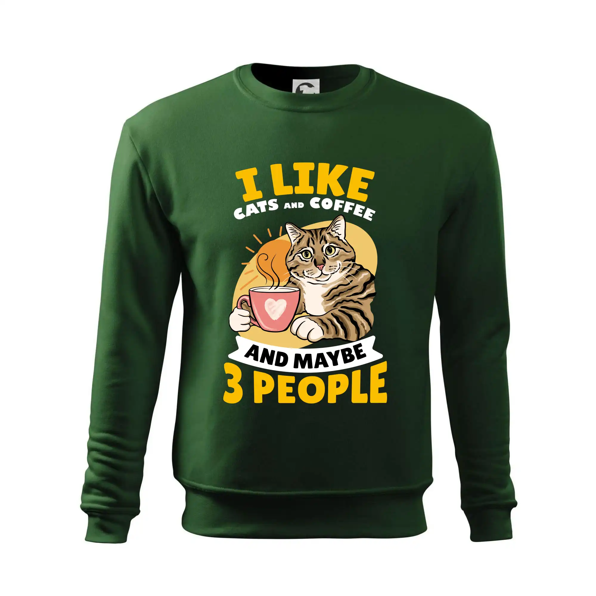 I like cats and coffee and maybe 3 people