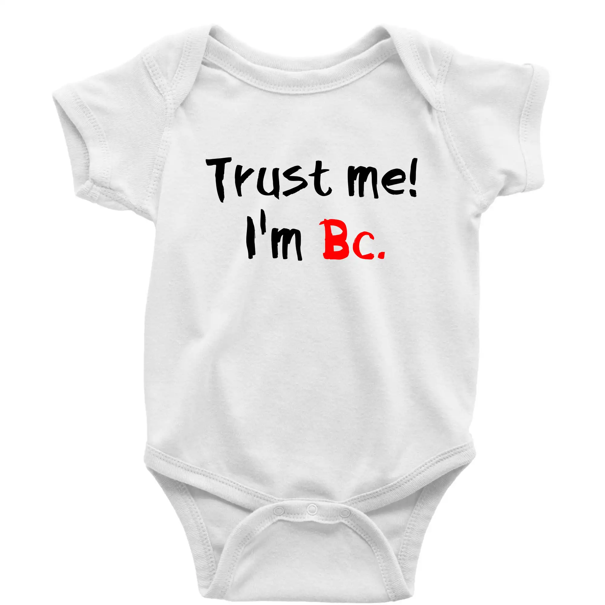Tričká na ukončenie štúdia - Trust me I´m  Bc. / Ver mi som Bc. - Body dojčenské s krátkym rukávom