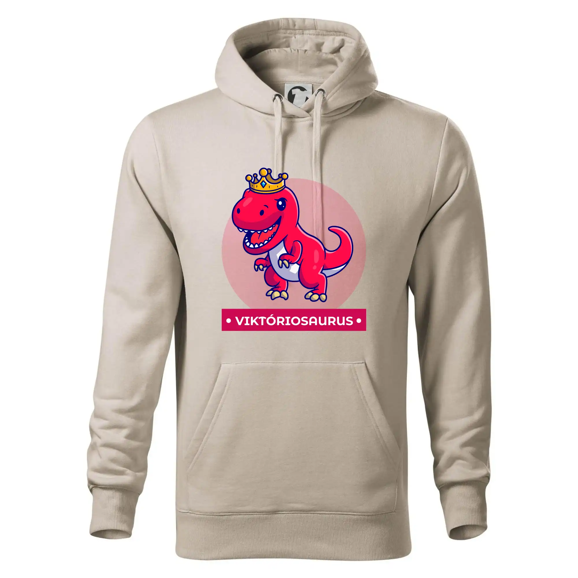 Detské tričká, mikiny a body s originálnymi potlačami | Veselé motívy pre chlapcov aj dievčatá - Dinosaurie mená - červený dinosaurus - Mikina pánska Cape s kapucňou