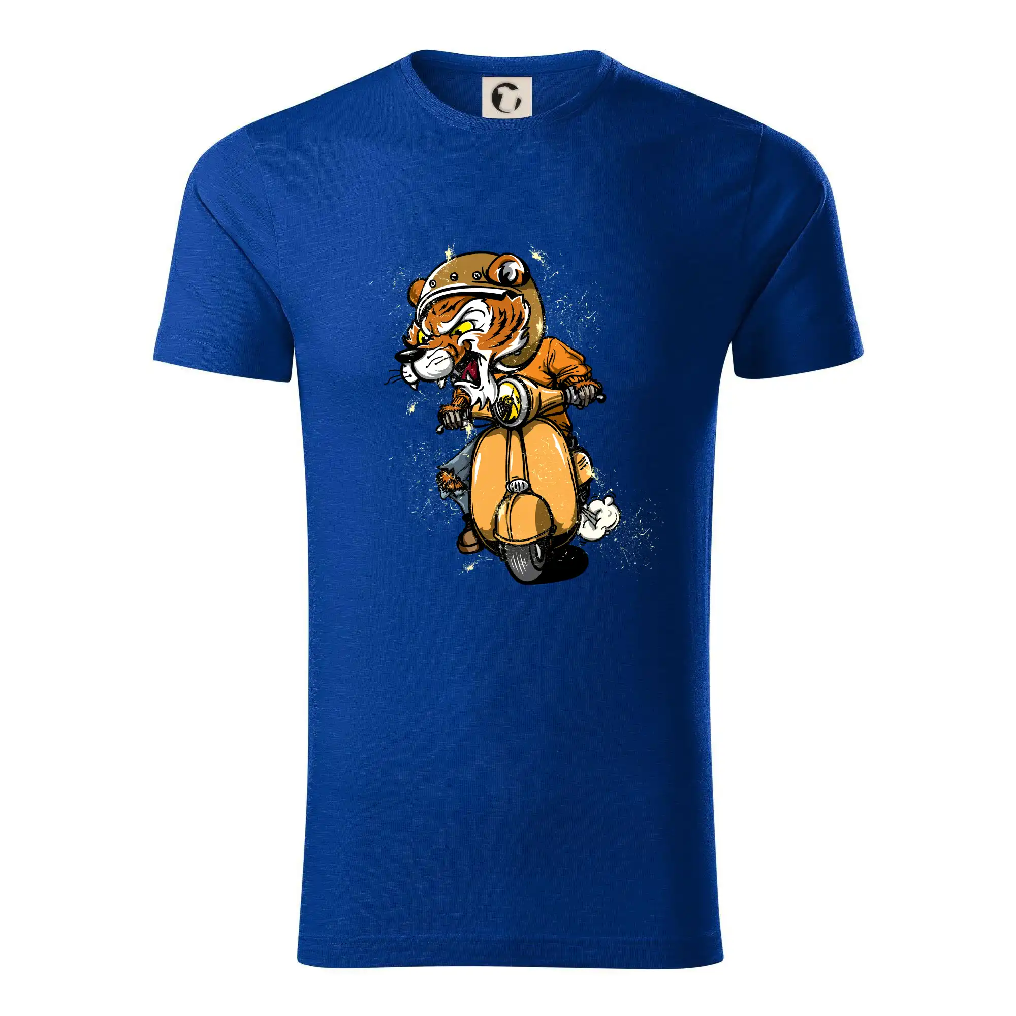 Tričká a mikiny s potlačou motoriek – pre pravých motorkárov - Tiger motorkárom - Tričko z organickej bavlny