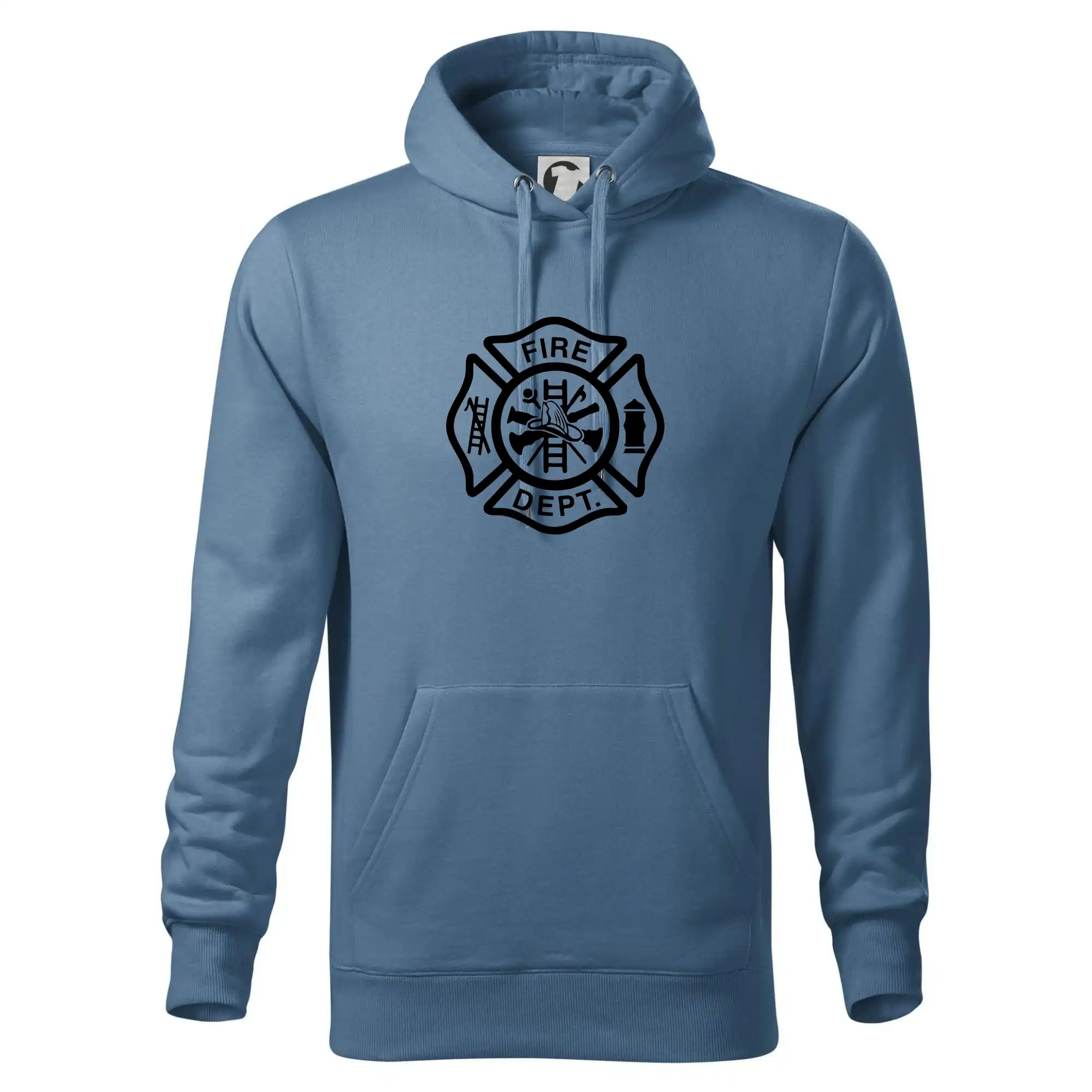 Originálne tričká pre hasičov - Fire dept. logo - Mikina pánska Cape s kapucňou