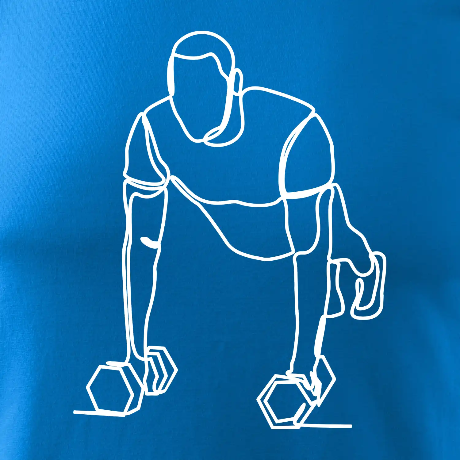 Trenér fitness jedním tahem