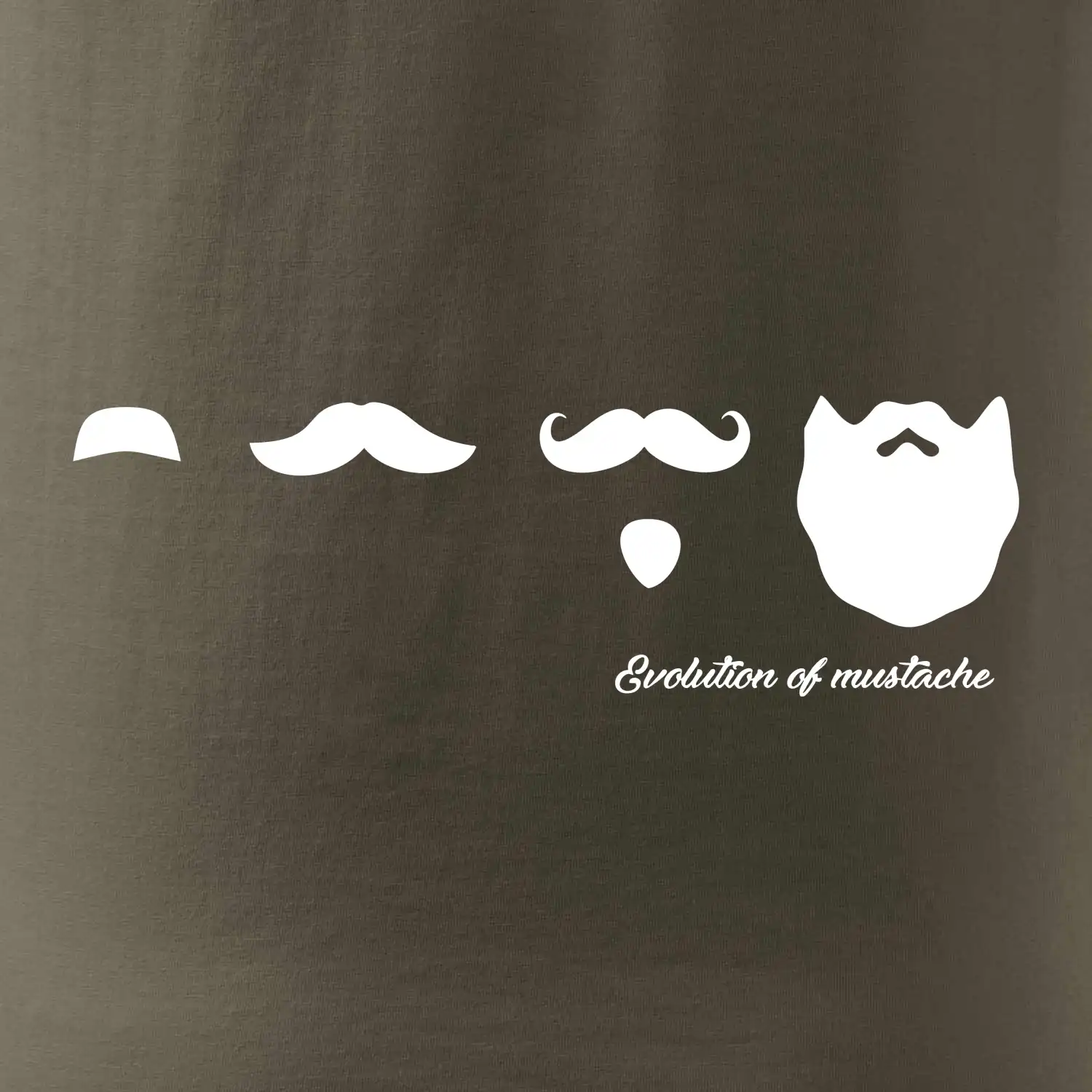 Evolution mustache