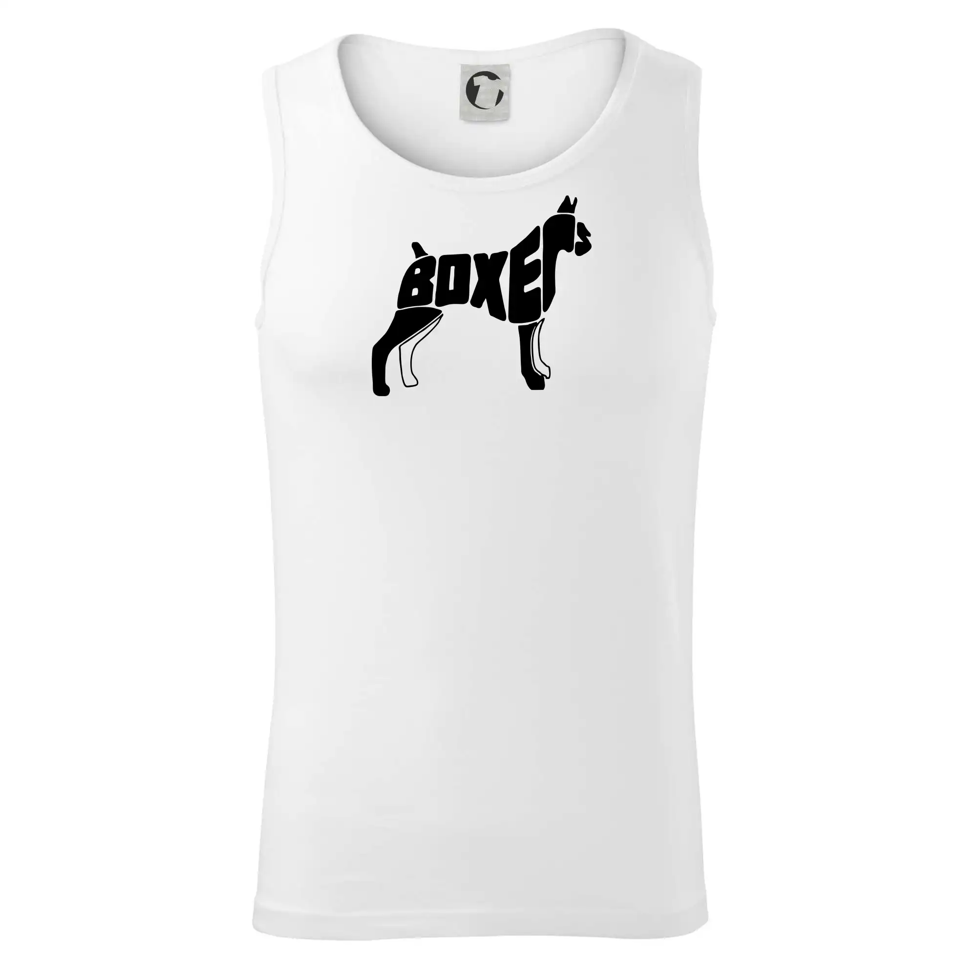 Boxer nápis v těle