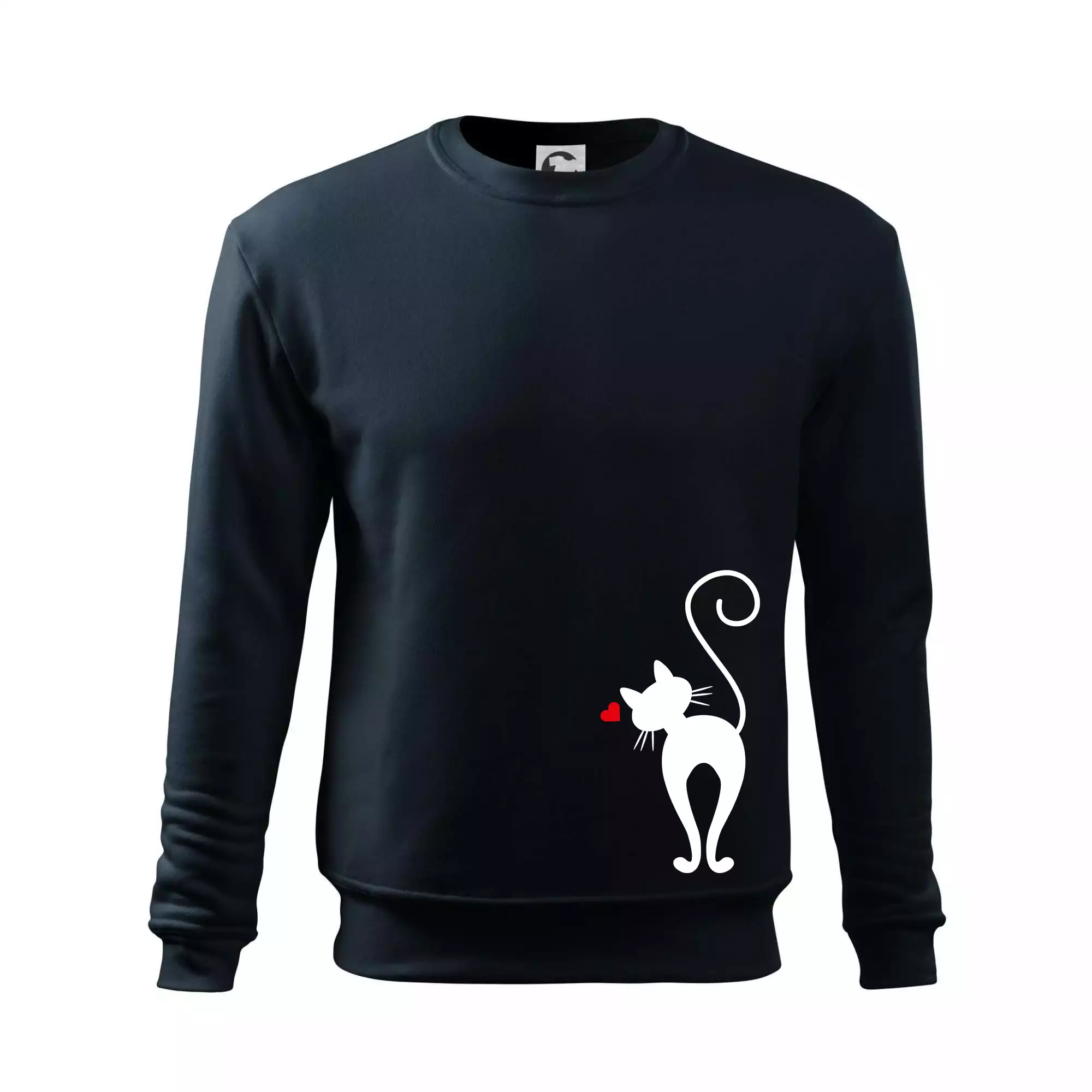 Zamilovaná kočka zezadu