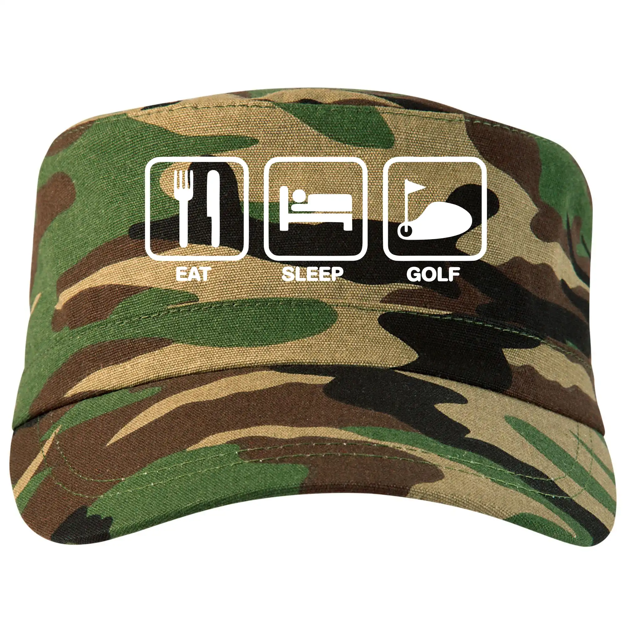 Tričká na golf - Eat sleep golf - Šiltovka CAMO