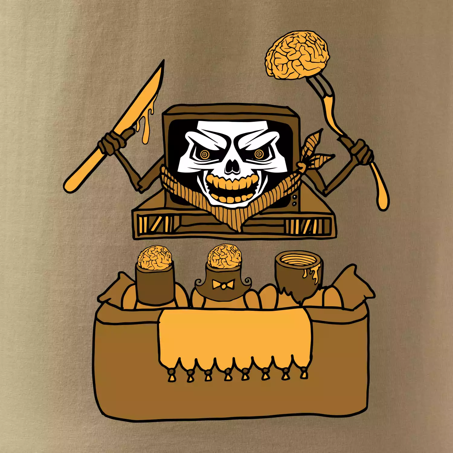 Mozkožrút - televízia (Pecka design)