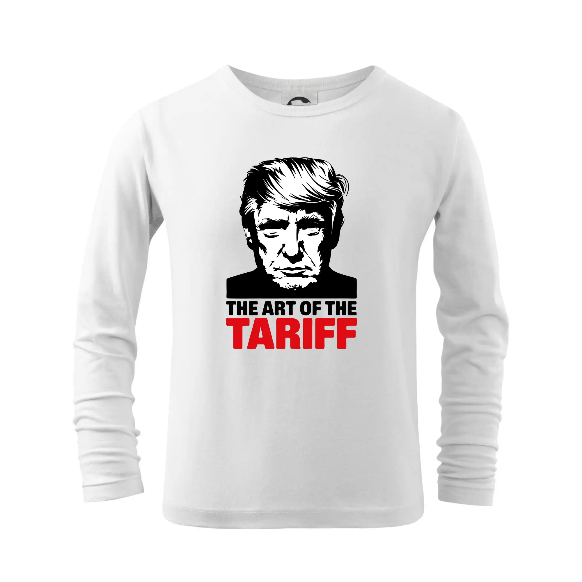 Politické tričká - Trump The art of the tariff - Tričko detské Long Sleeve