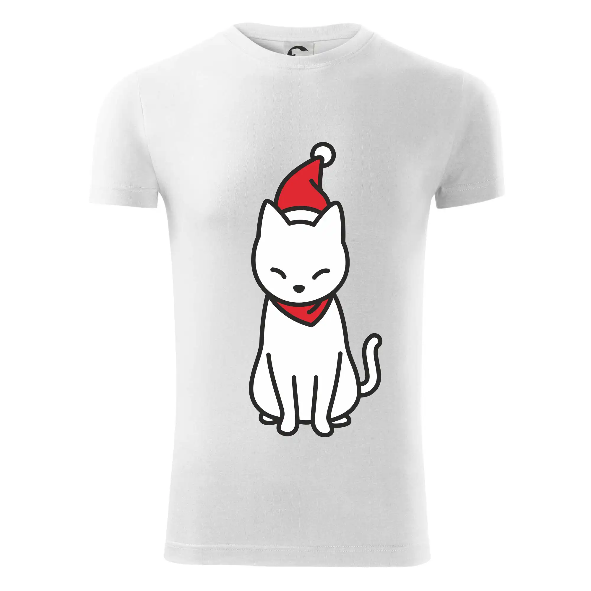 Vánoční kočka sedící