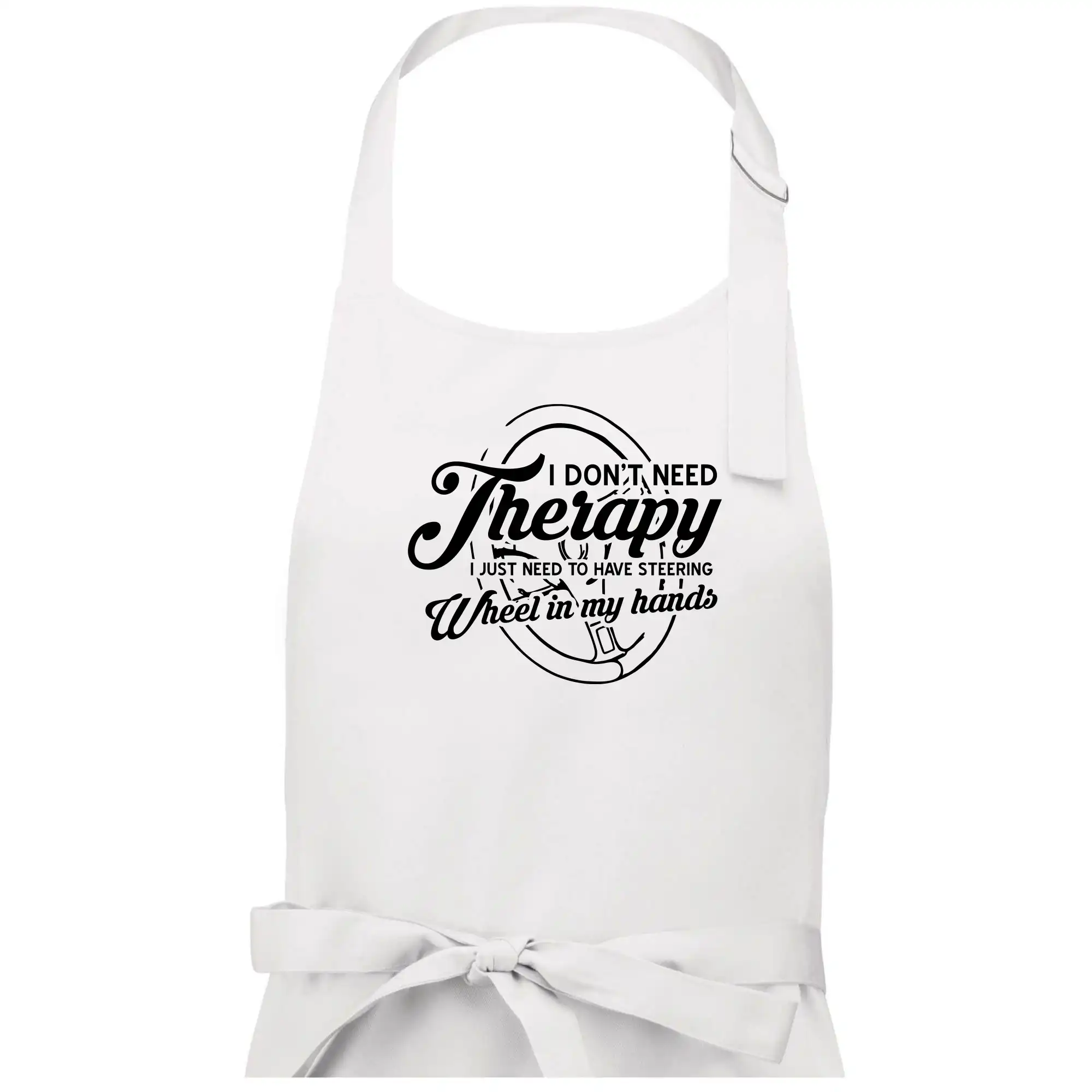 Kulatý nápis - I don't need therapy wheel in my hands