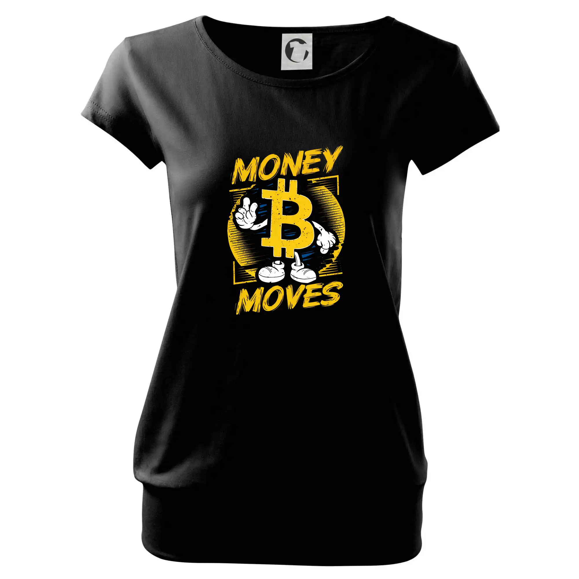 Money moves bitcoin mascot - Voľné tričko city