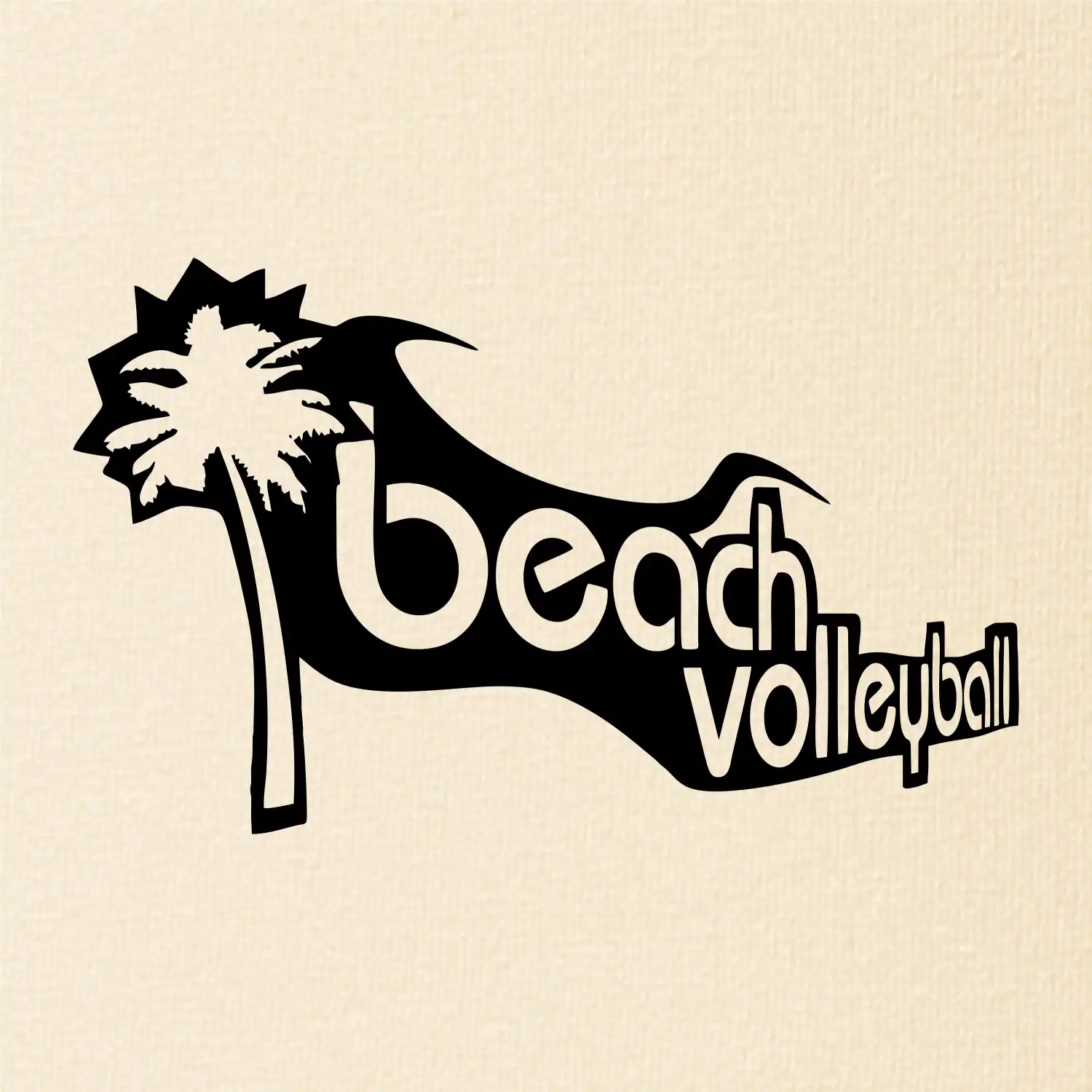 Beach volleyball obrys