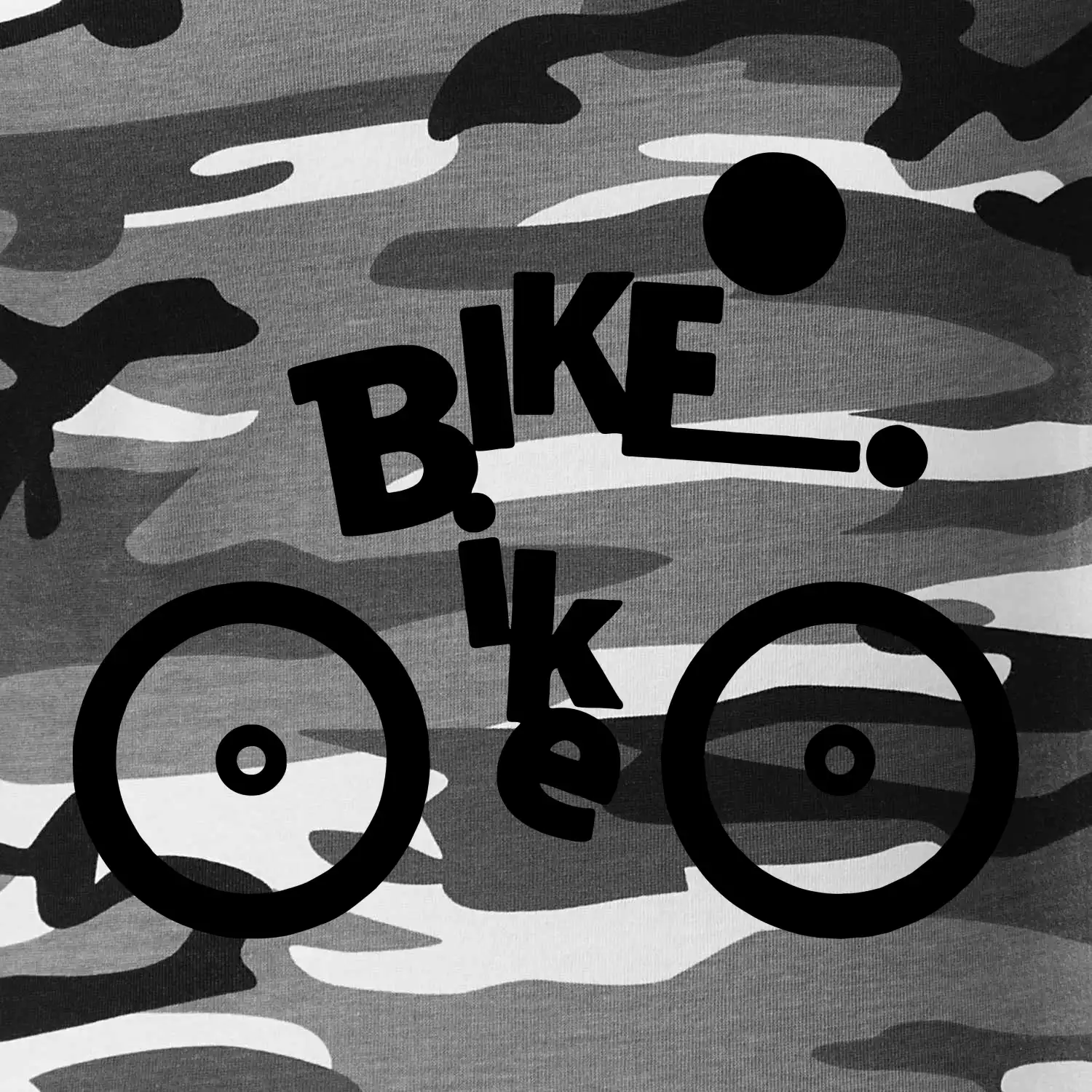Bike nápis postava